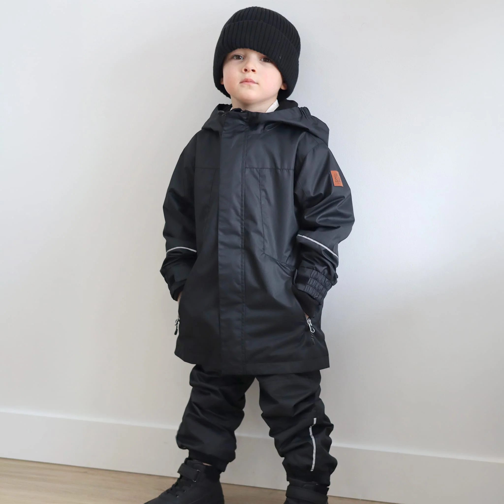 Ensemble Extérieur 3-en-1 Noir 2-6ans - Image 2
