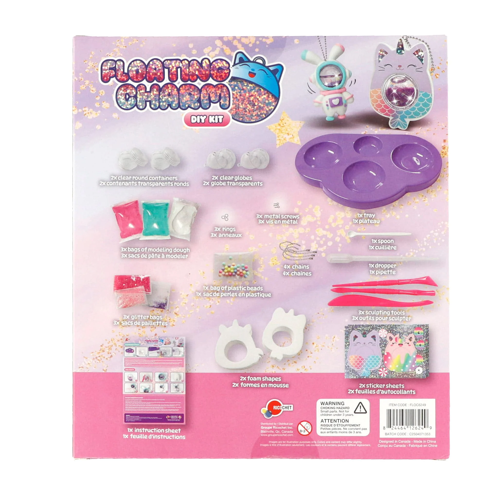 Ensemble Fabrication Porte-clé - "Floating Charm" - Image 2
