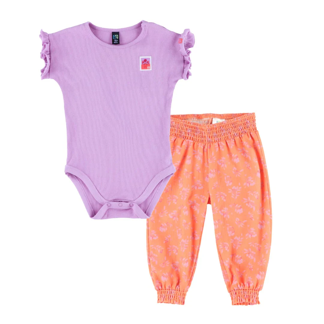 Ensemble Pantalon Floraison 6-24mois