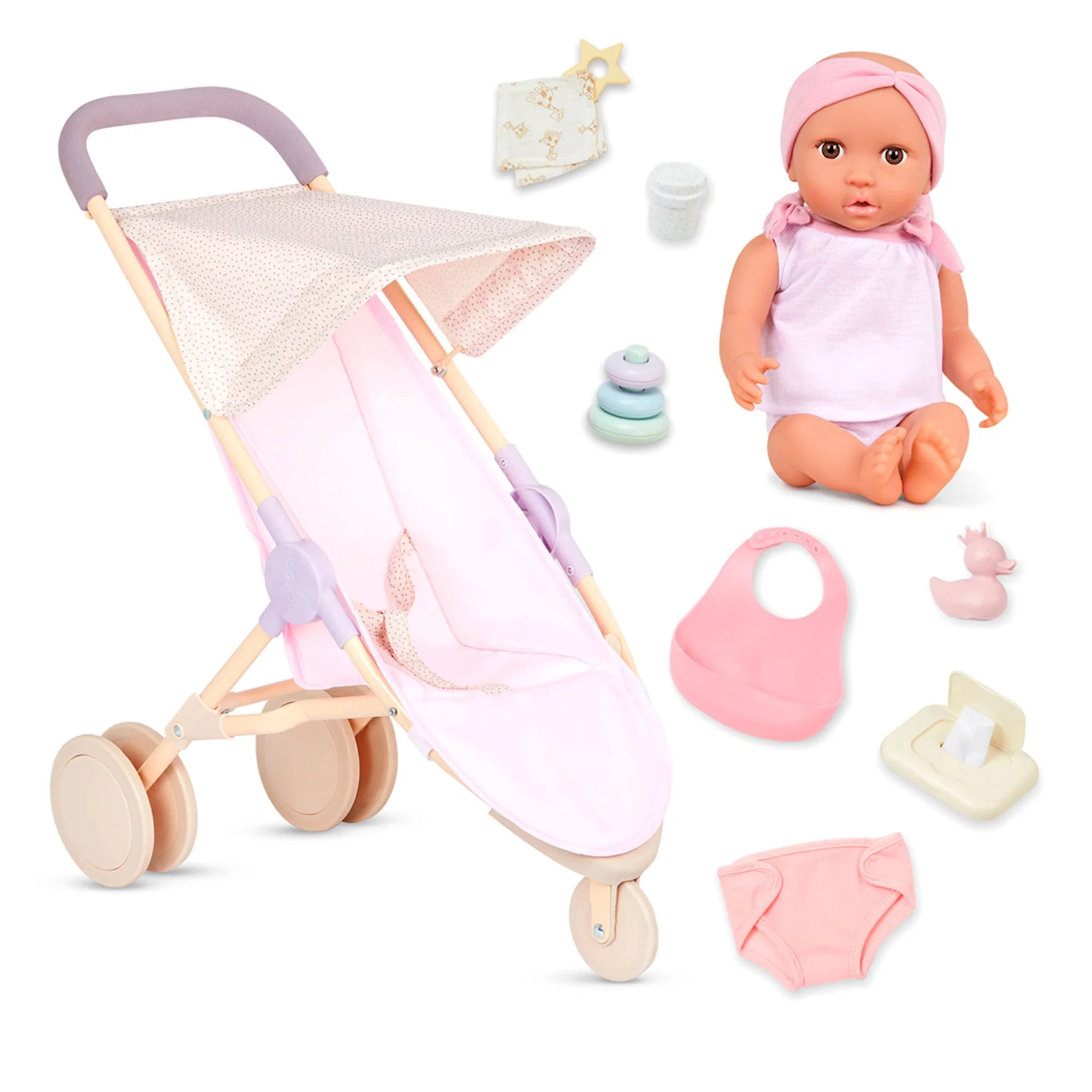 Ensemble Poupée, Poussette Et Accessoires - Image 3