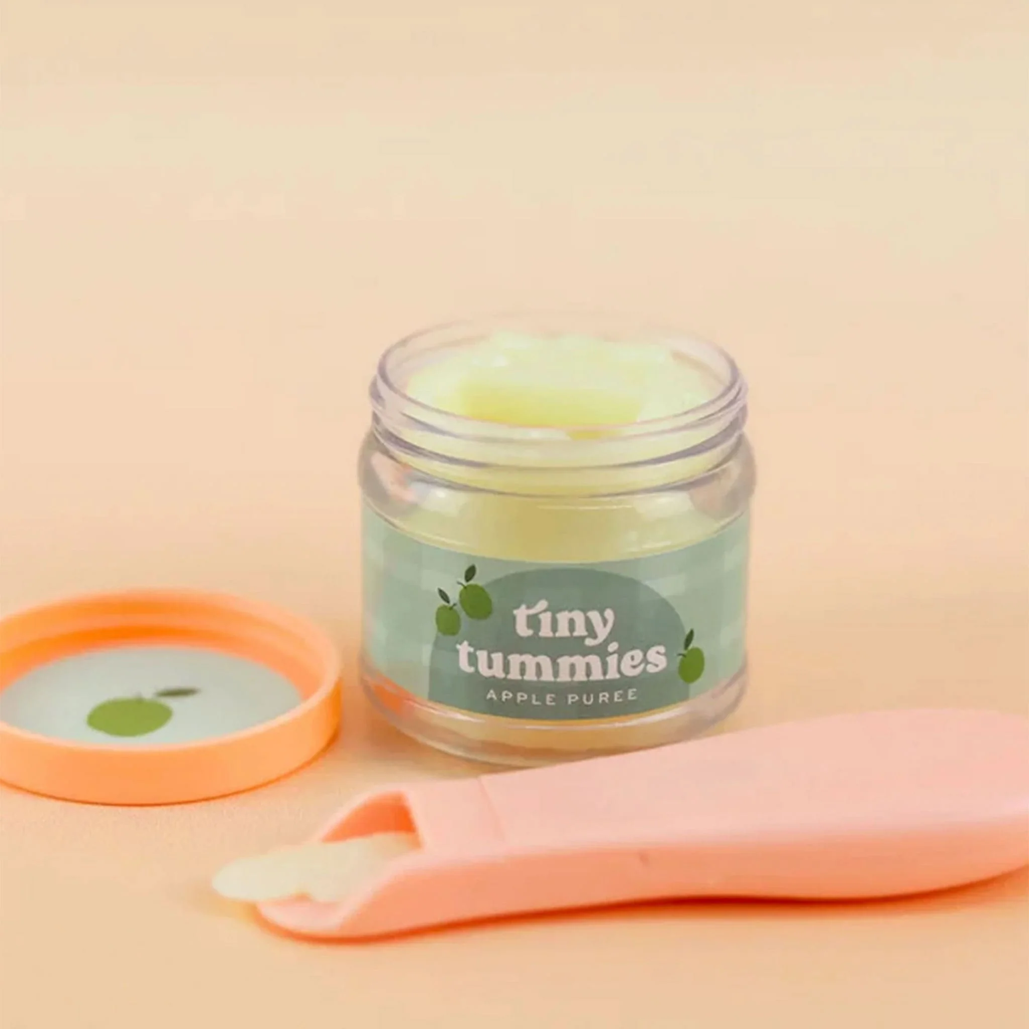 Ensemble de Purée Tiny Tummies Pour Poupée - Pomme Verte