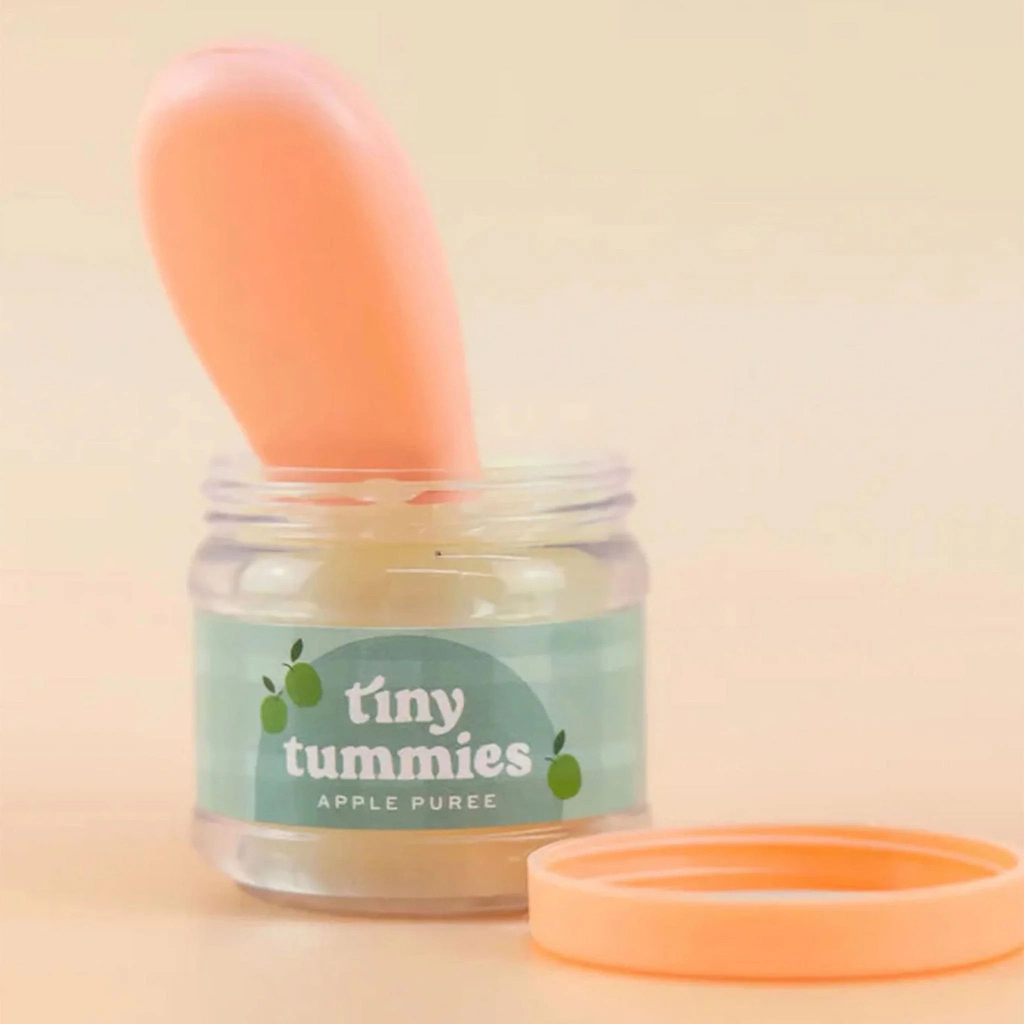Ensemble de Purée Tiny Tummies Pour Poupée - Pomme Verte - Image 2