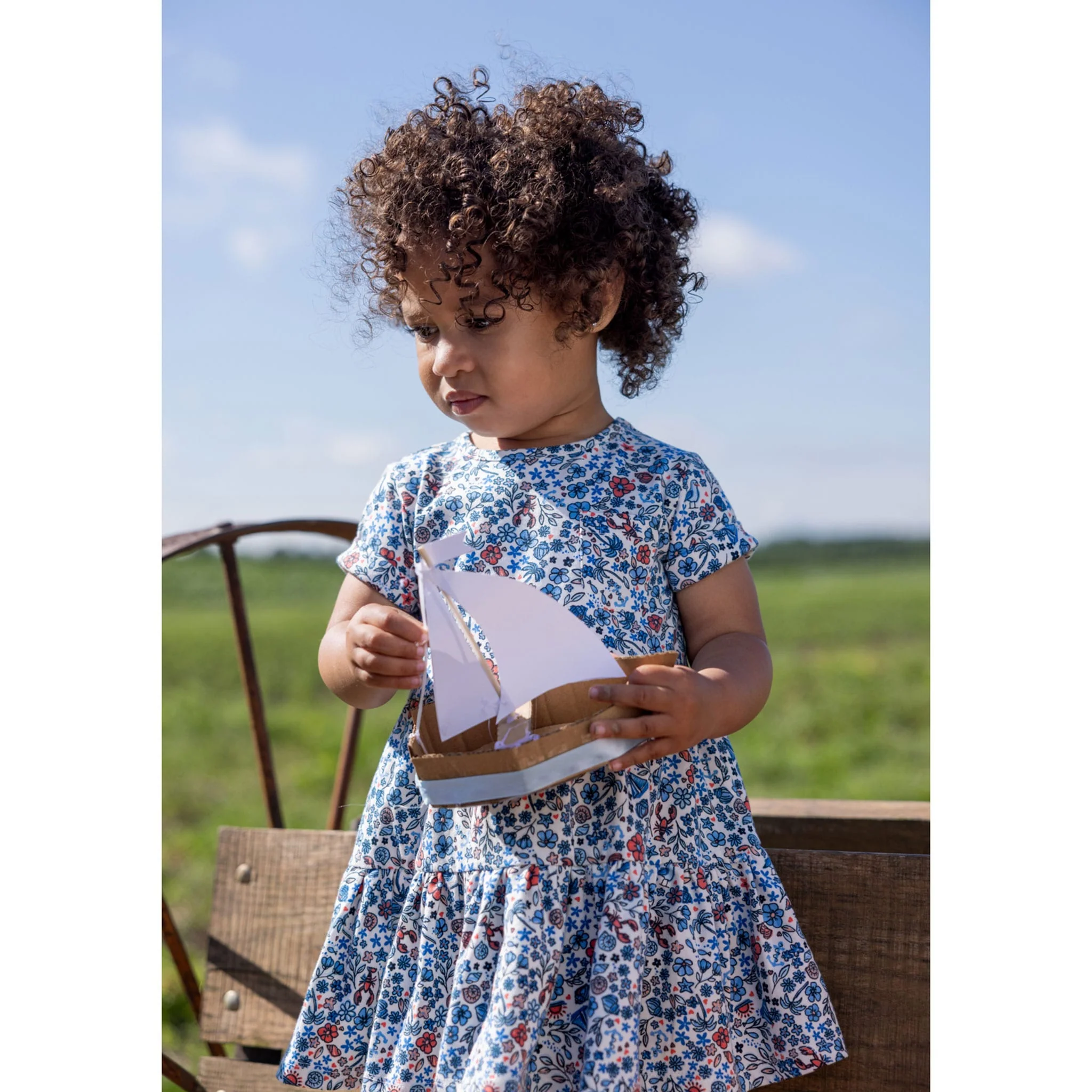 Ensemble Robe Matelot 6-24mois - Image 9