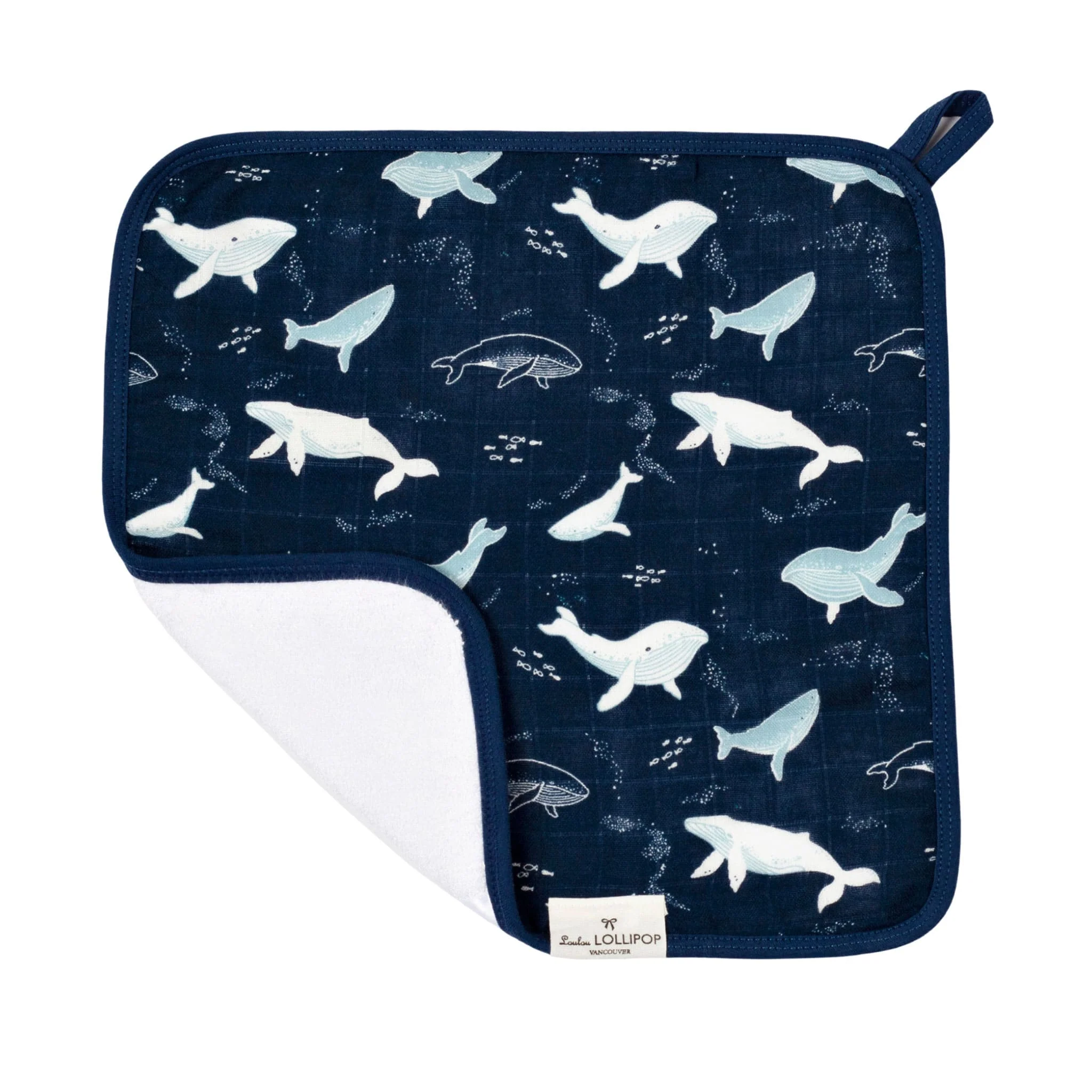 Ensemble Serviette à Capuchon - Baleines - Image 3