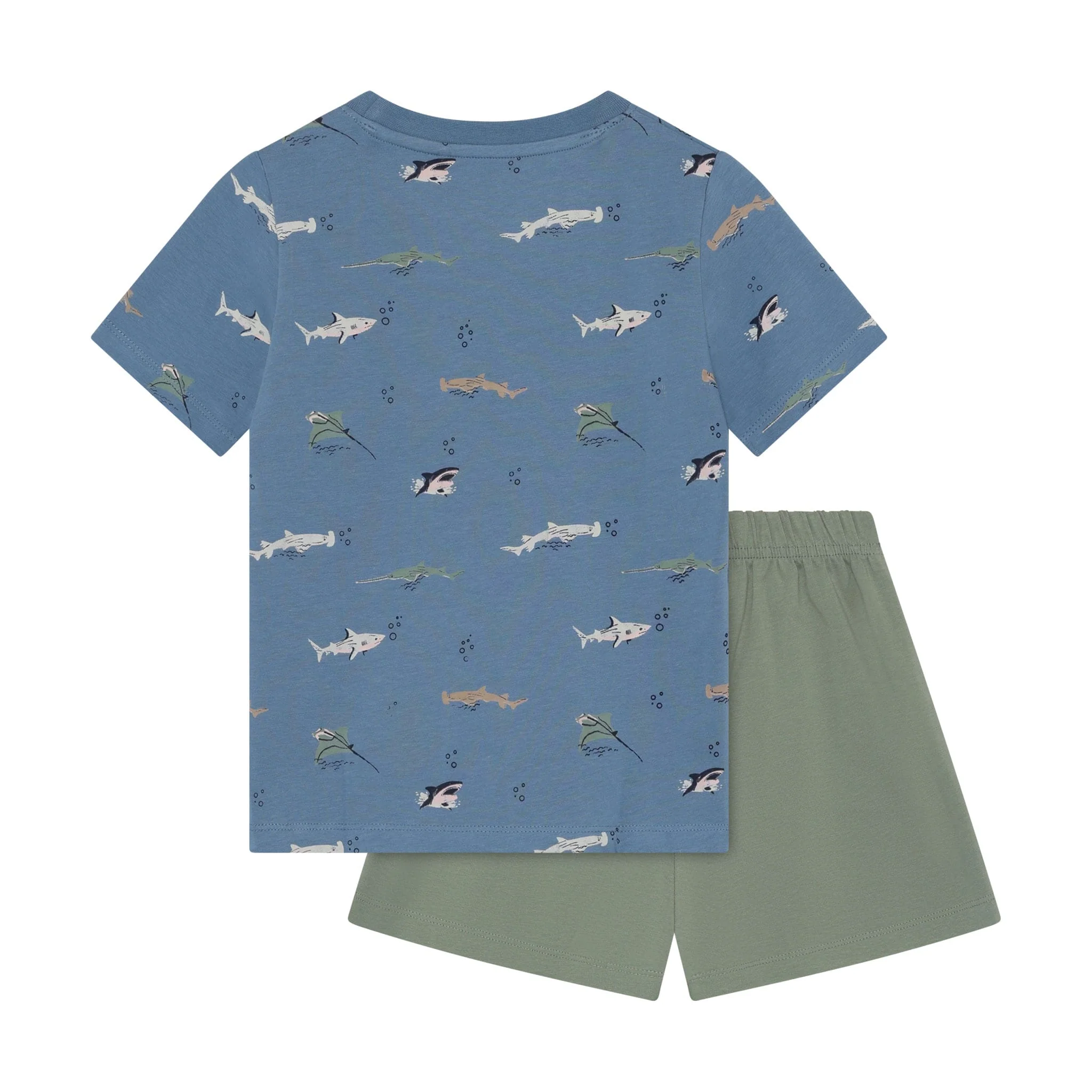Ensemble Short Imprimé Requins 2-6ans - Image 2