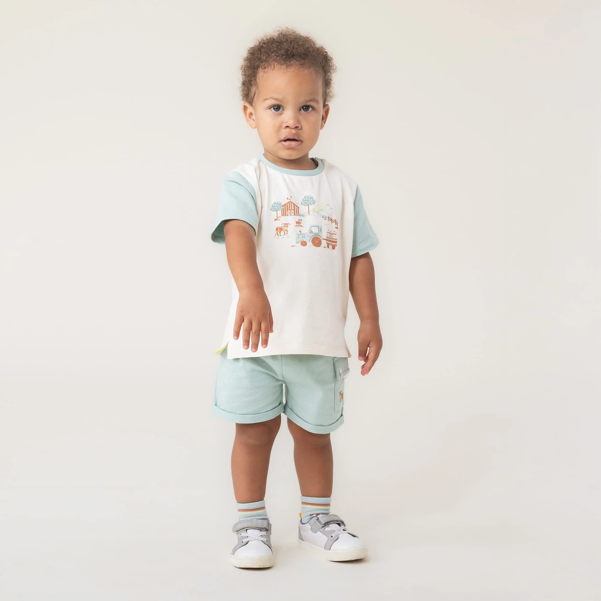 Ensemble Short Poche Ferme 6-24mois - Image 2