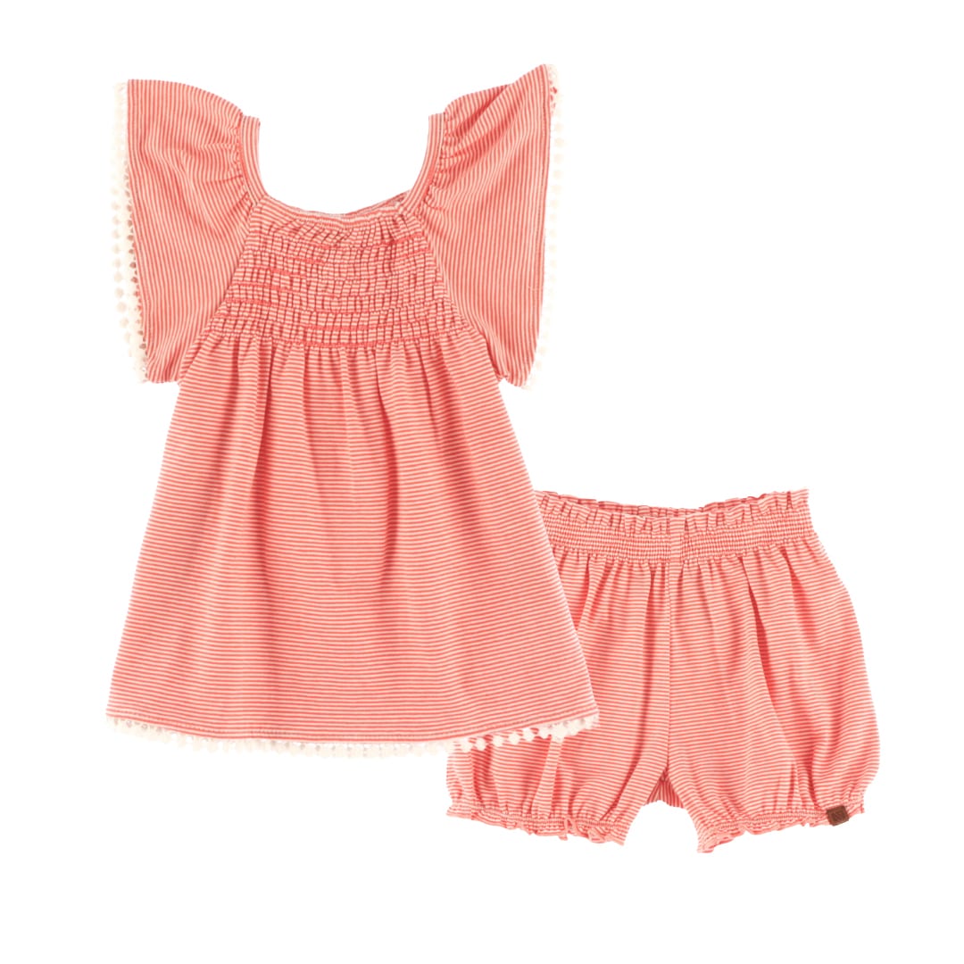 Ensemble Short Rayé Matelot 6-24mois