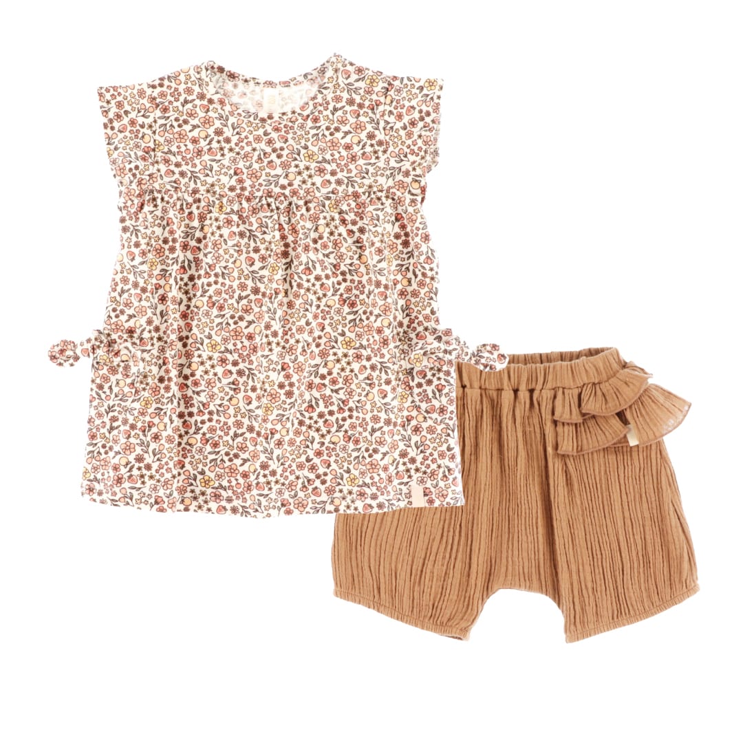 Ensemble T-shirt Fraises 6-24mois