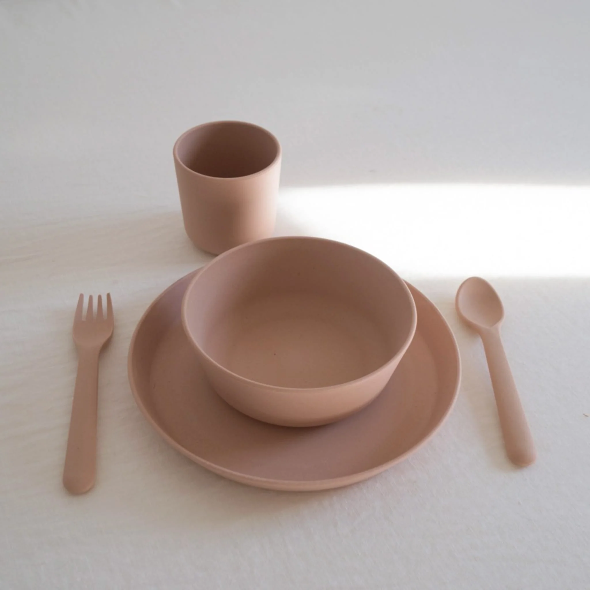 Ensemble de Vaisselle en Bambou pour Enfant - Rye - Image 4