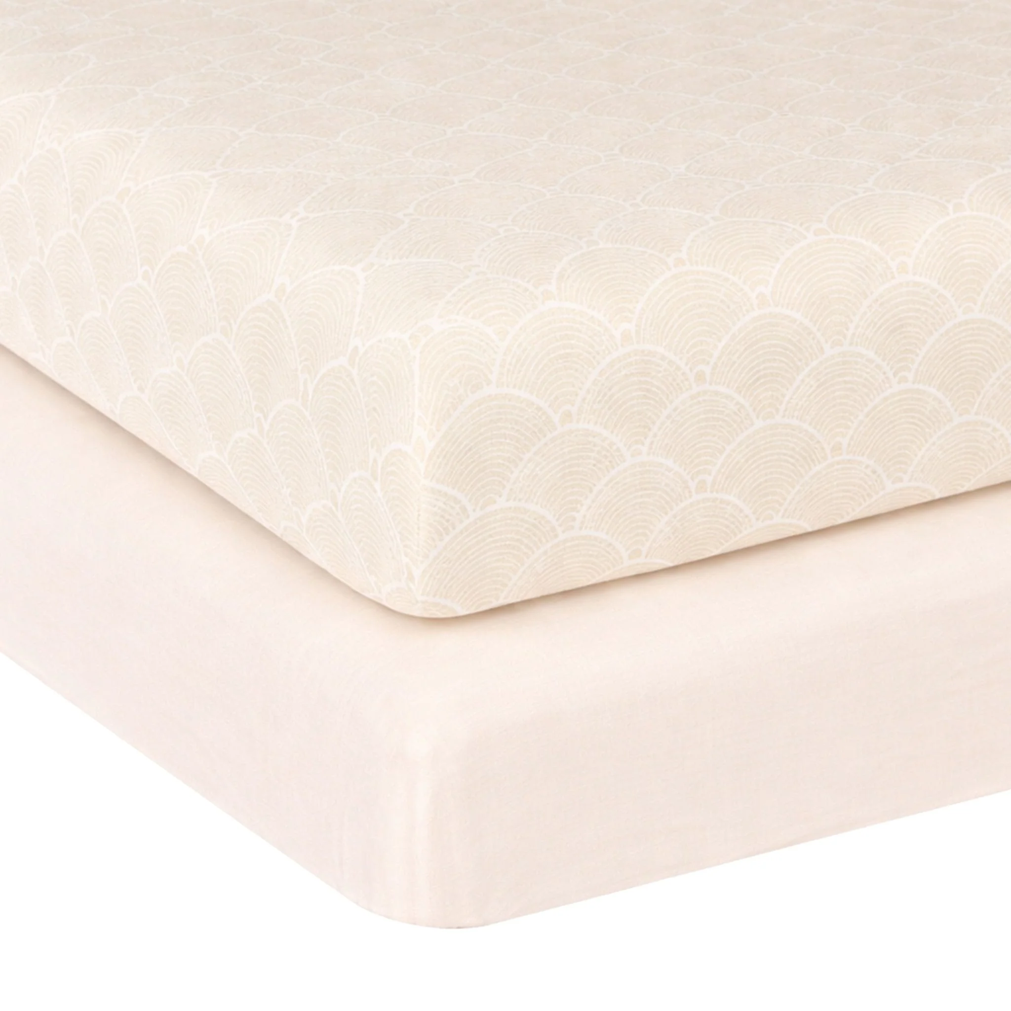 Drap Contour (2) pour Lit de Bébé - Taupe