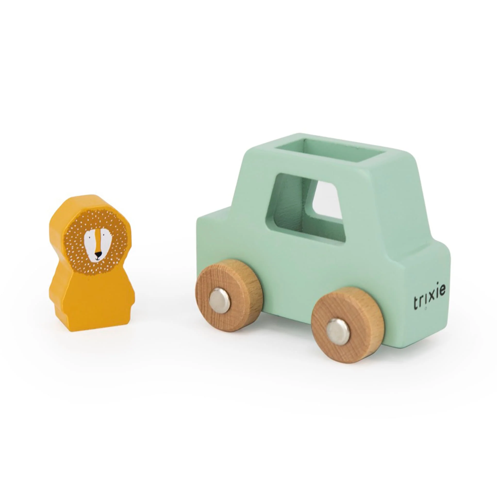 Ensemble De Voitures en Bois Animaux - Image 6