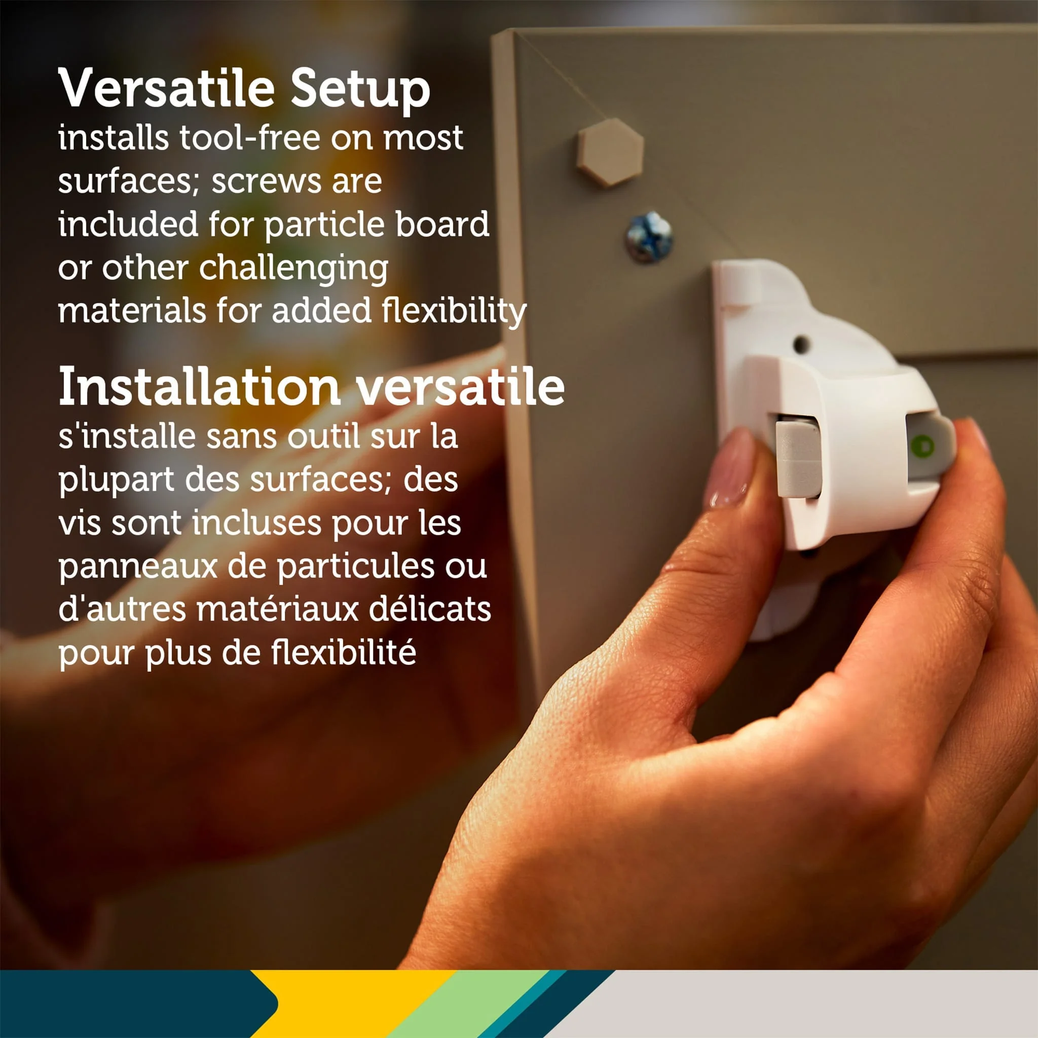 Ensemble Verrous Magnétiques 2 verrous et 1 clé - Image 6
