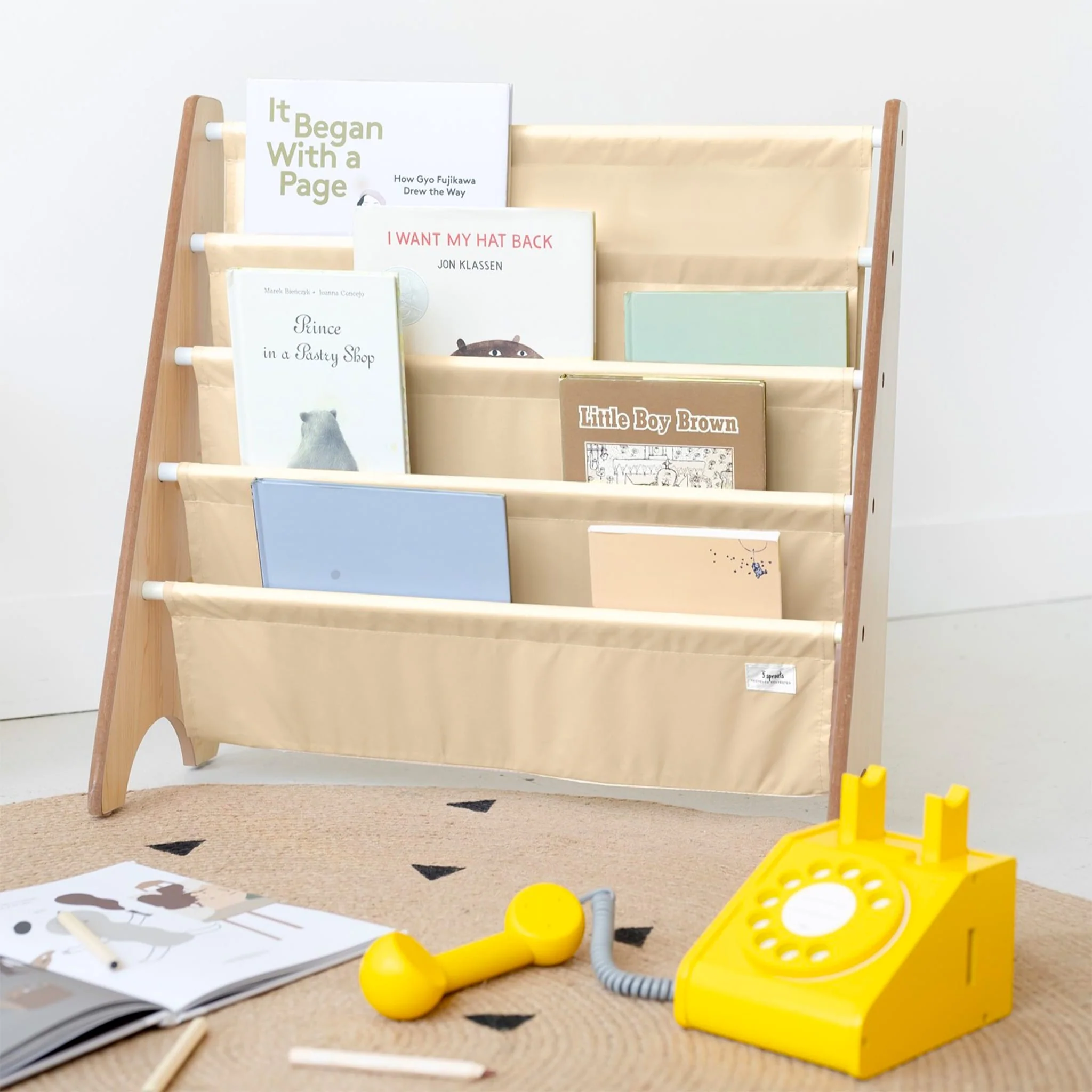 Étagère à Livres - Beige - Image 2