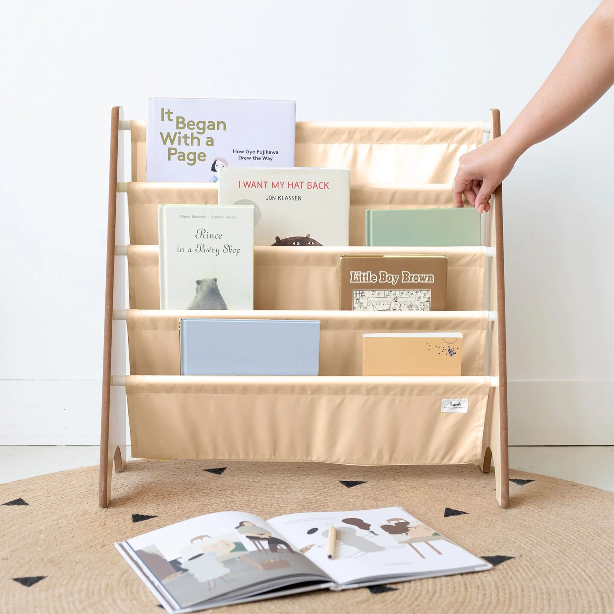 Étagère à Livres - Beige - Image 4