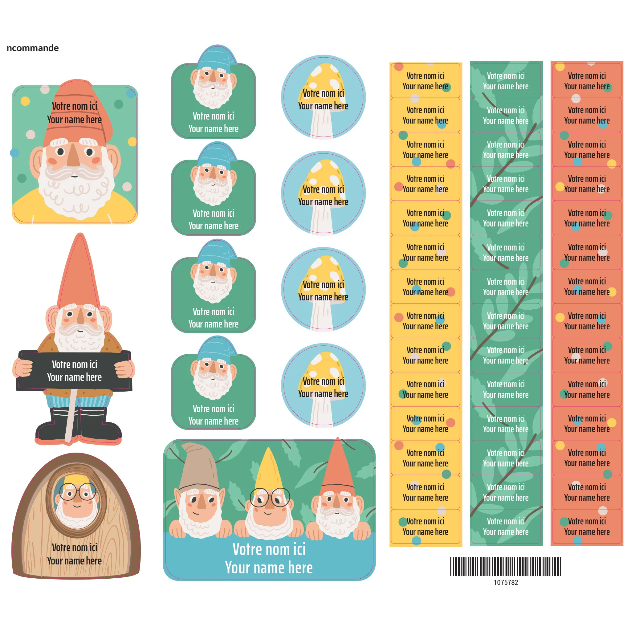 Étiquettes Essentiel - Gnomes - Image 2