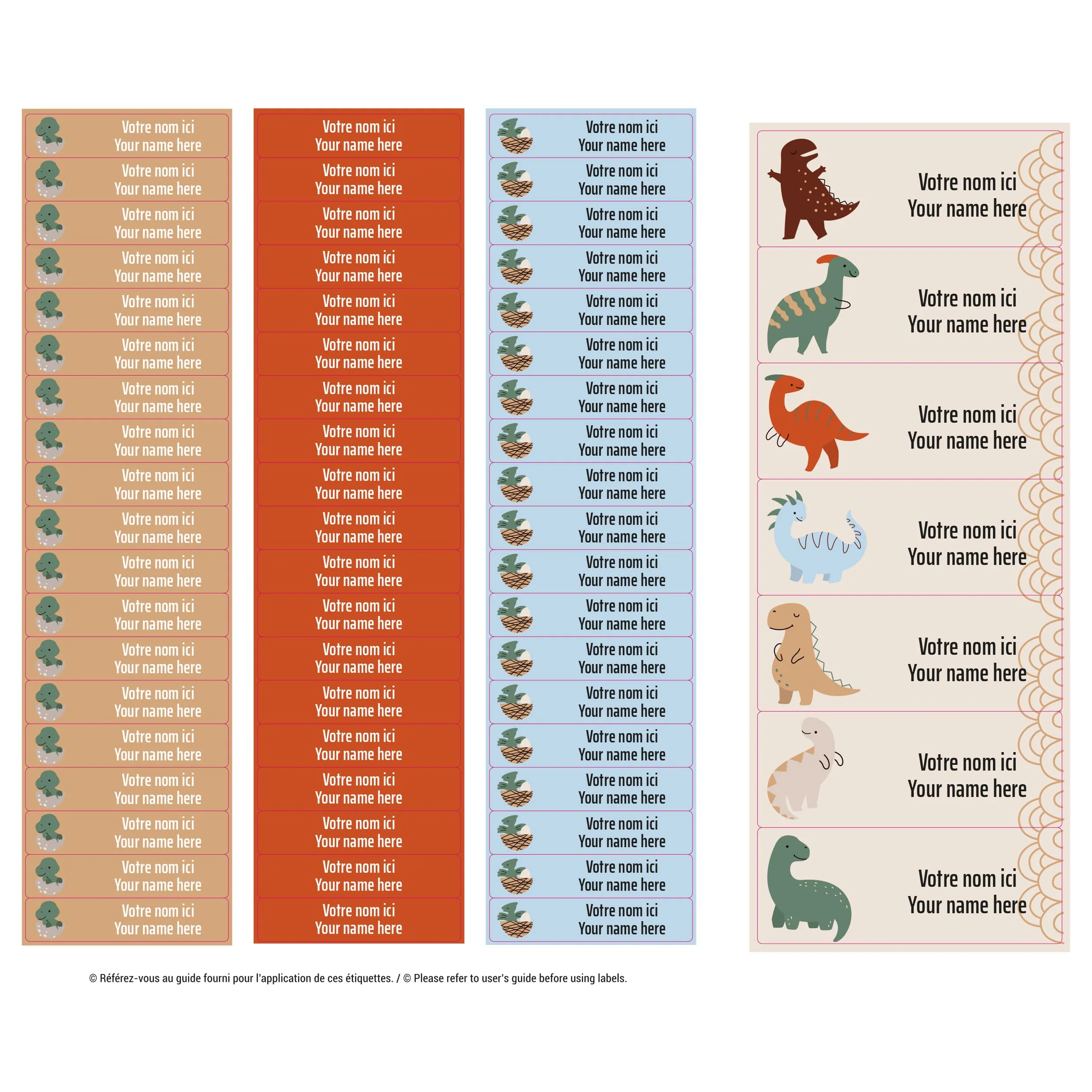 Étiquettes Essentiel - Dinos - Image 3