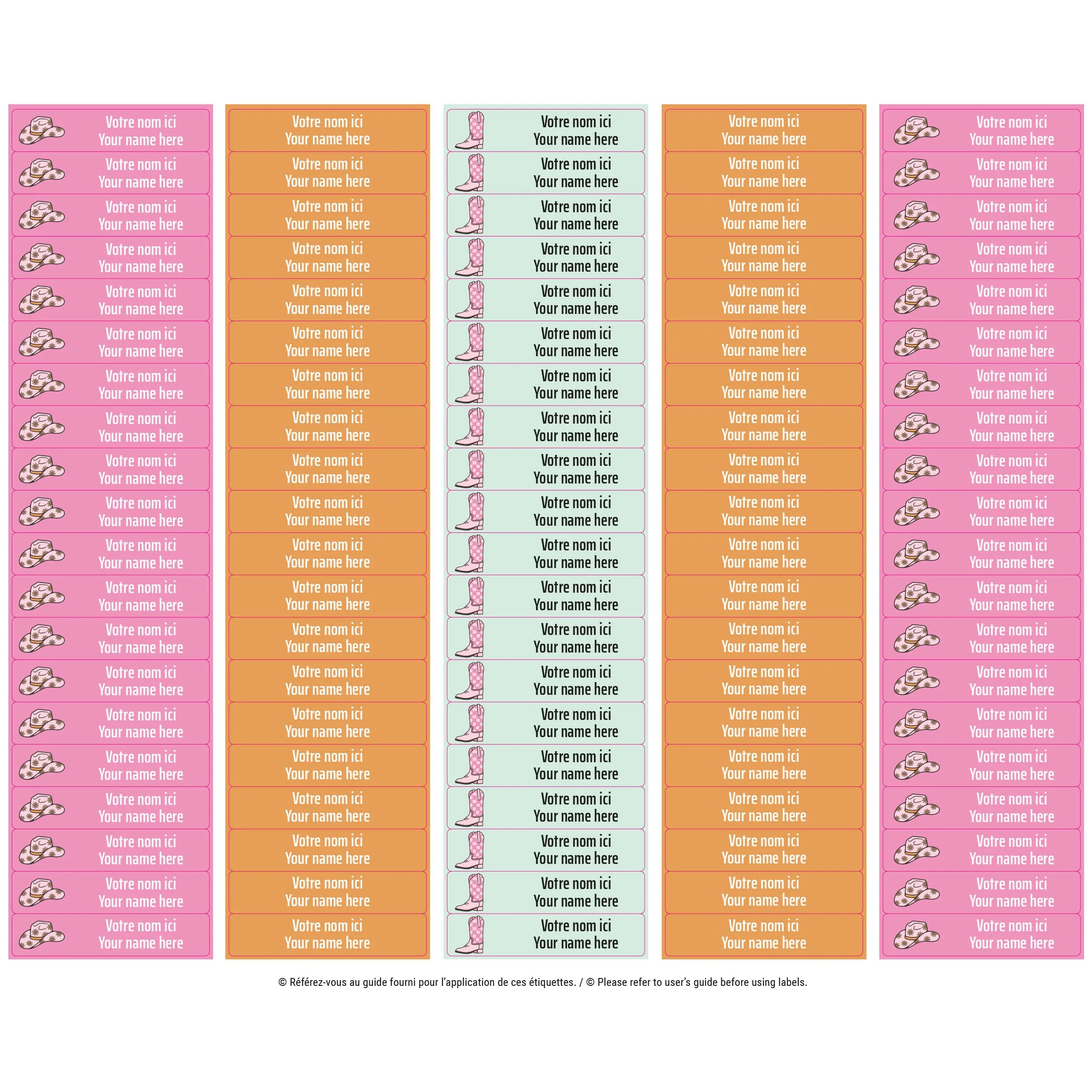 Étiquettes Scolaire - Rodéo - Image 3