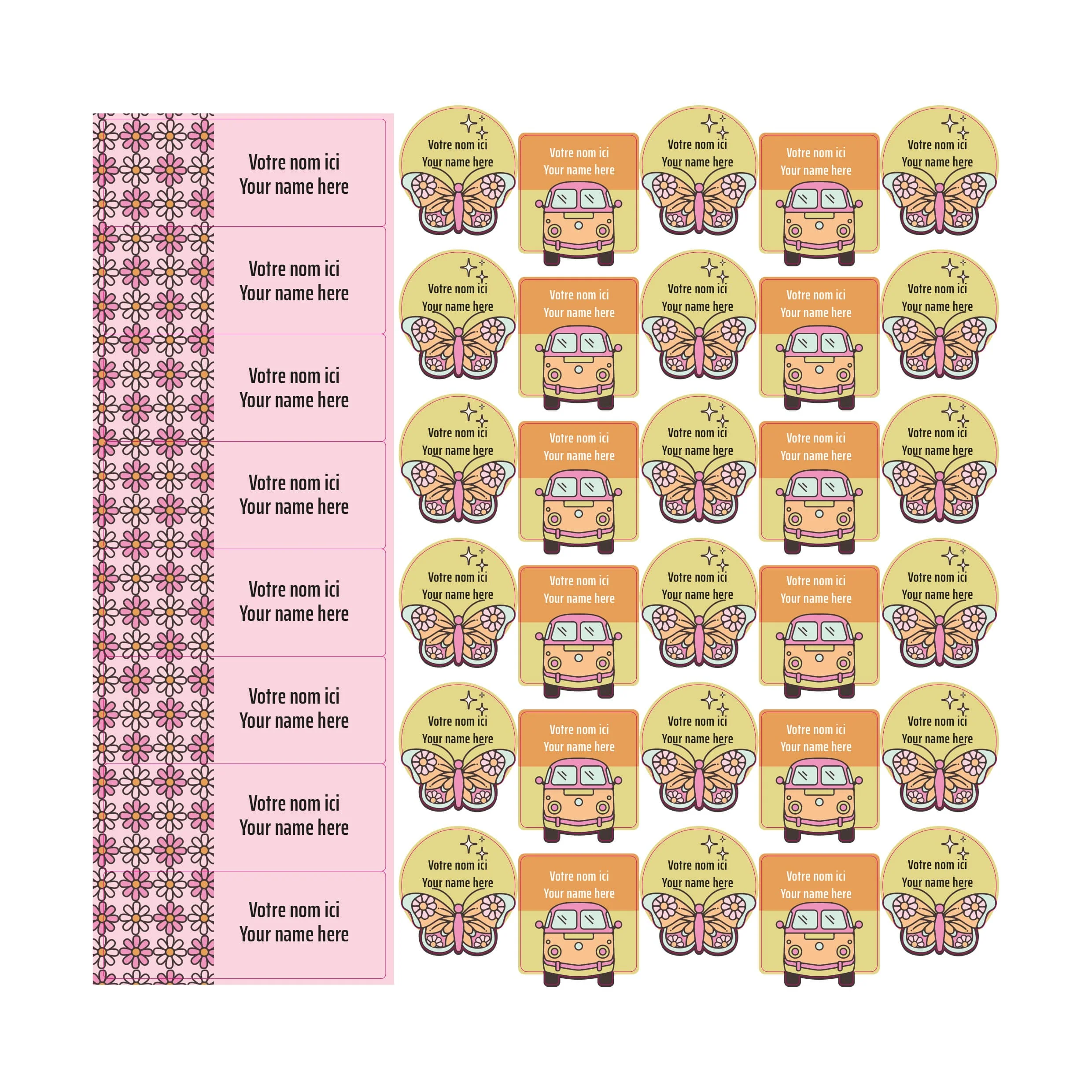 Étiquettes Scolaire - Rodéo - Image 4