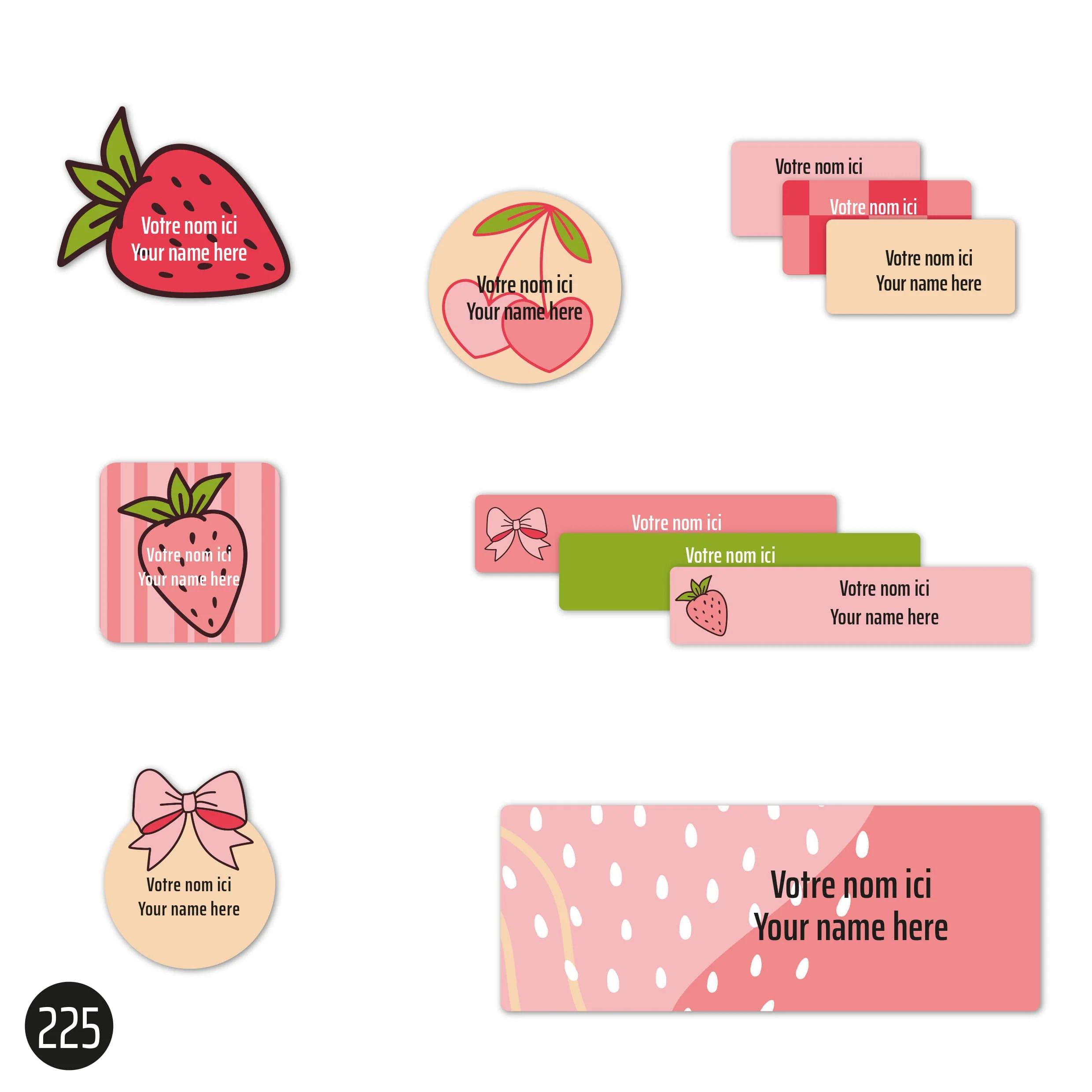 Étiquettes Scolaire - Boucles - Image 5