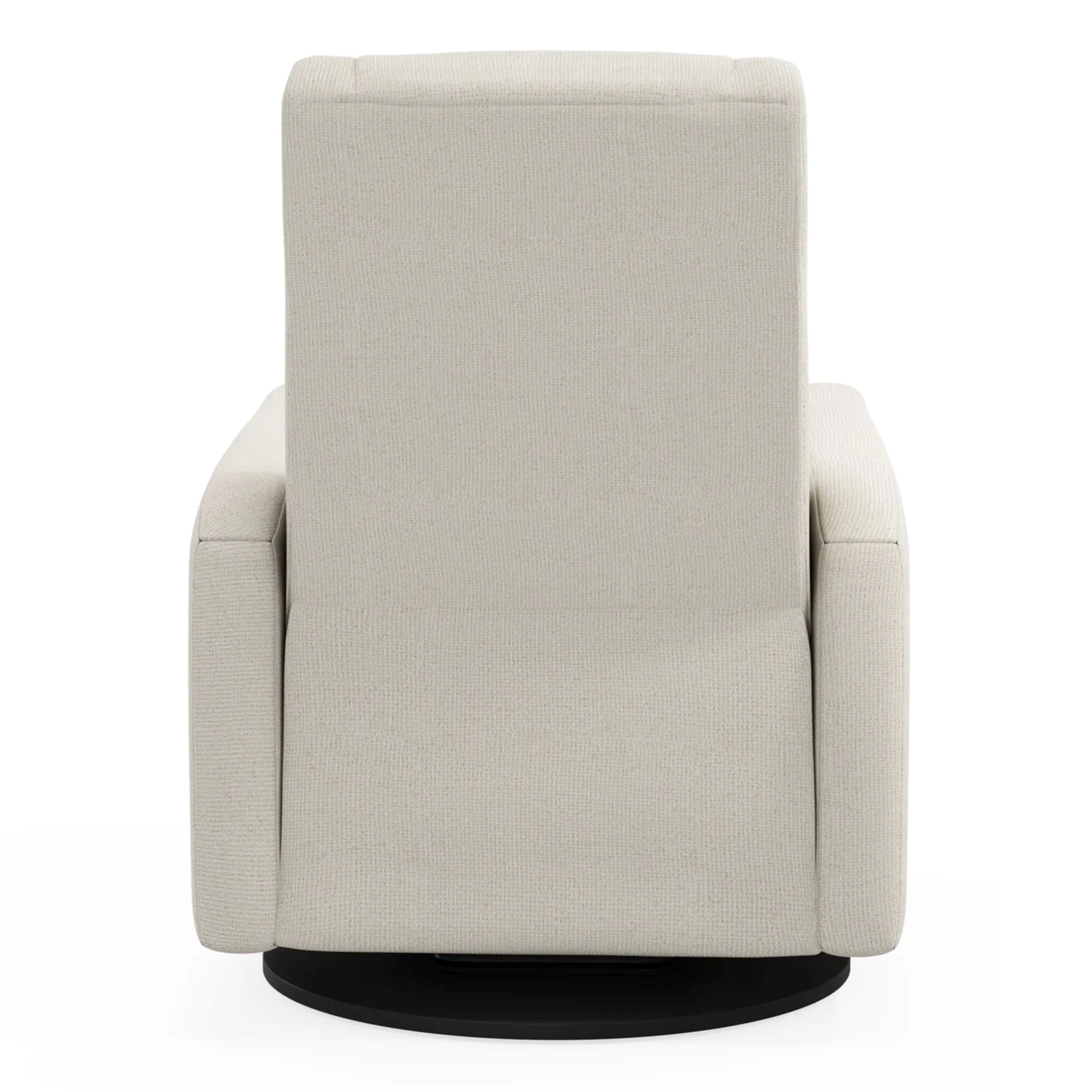 Fauteuil Berçant et Pivotant Nelly - Henequen avec Mécanisme Électrique (Tissu anti-tache) - Image 4