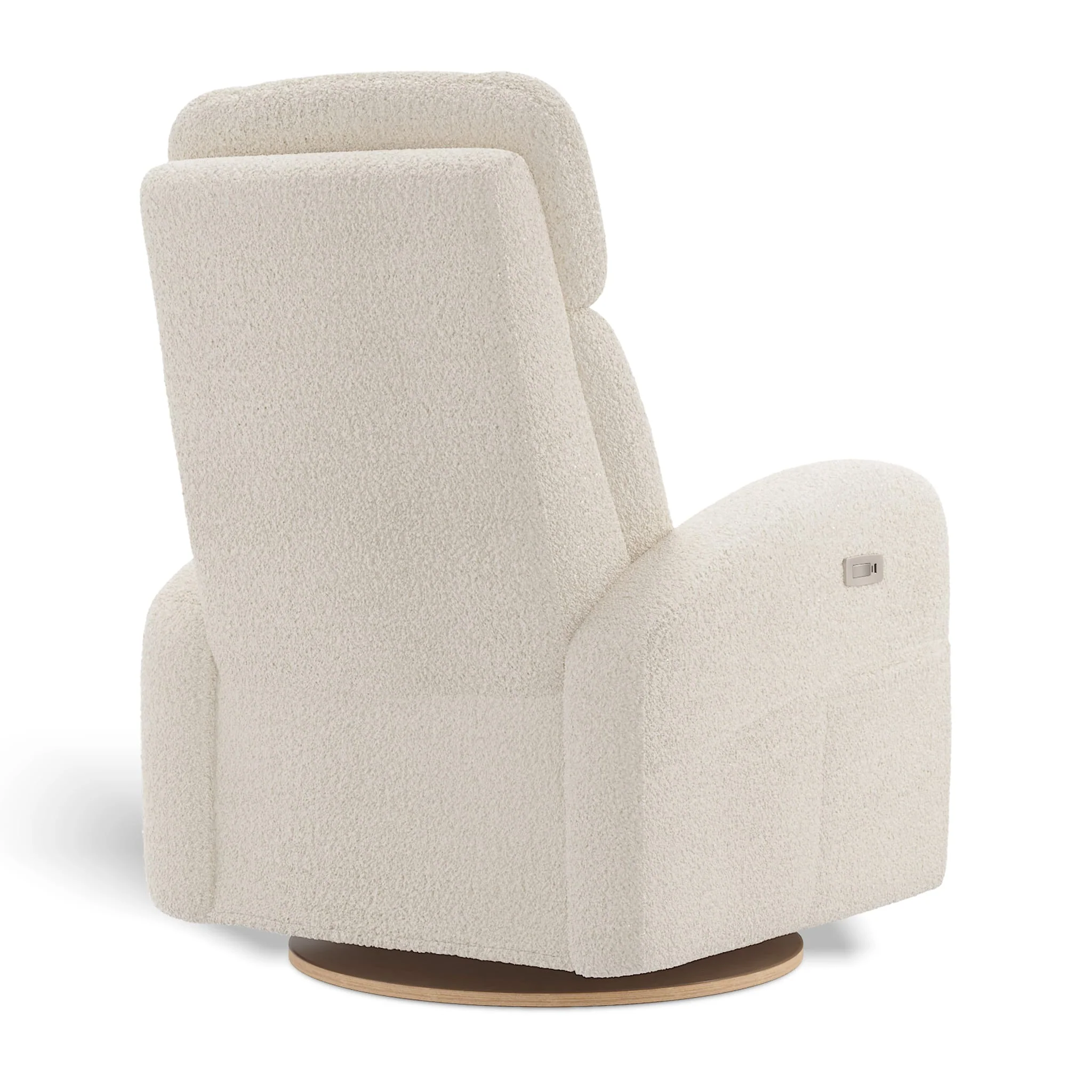Fauteuil Berçant Inclinable Pivotant Hailey Puppy Pearl avec Mécanisme Électrique - Image 4