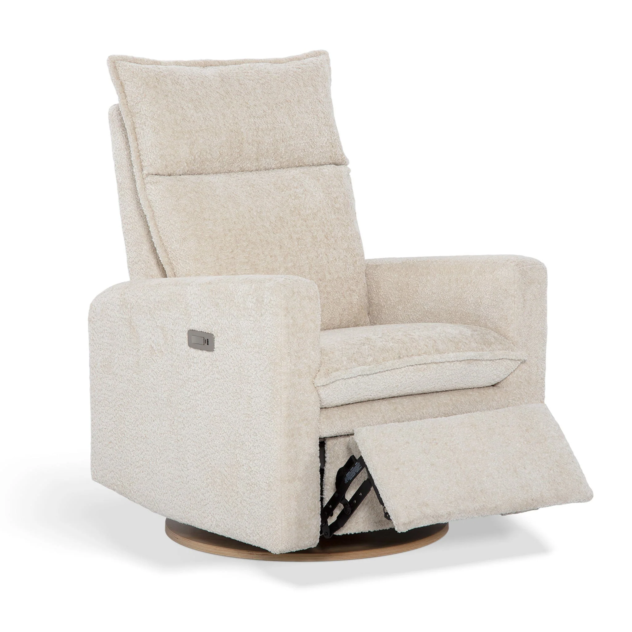 Fauteuil Berçant et Pivotant Arya - Puppy Sand avec Mécanisme Électrique - Image 5