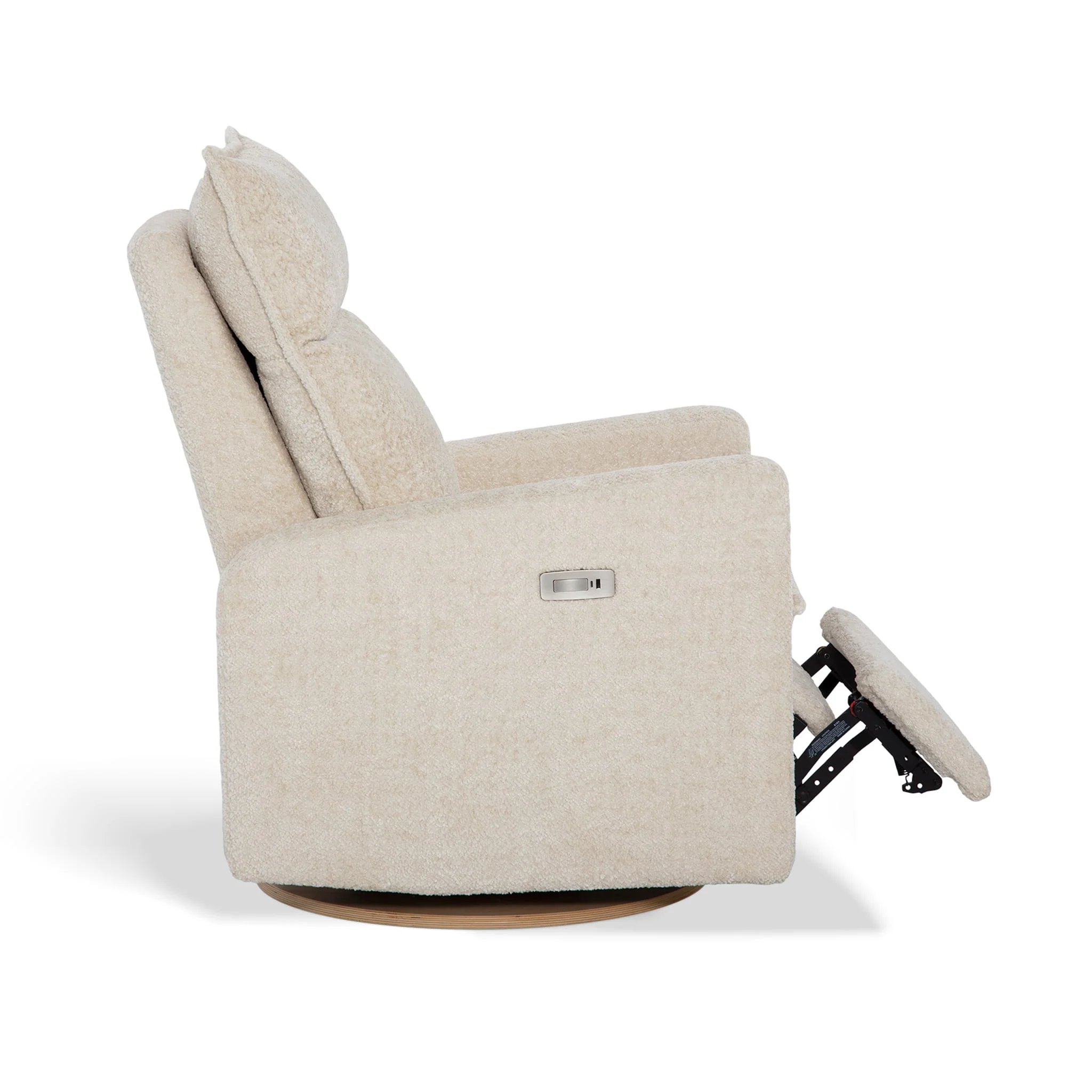 Fauteuil Berçant et Pivotant Arya - Puppy Sand avec Mécanisme Électrique - Image 6