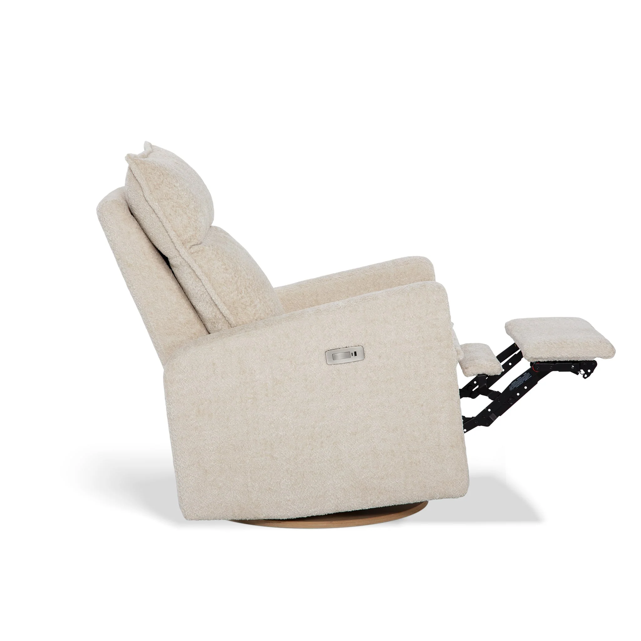 Fauteuil Berçant et Pivotant Arya - Puppy Sand avec Mécanisme Électrique - Image 7