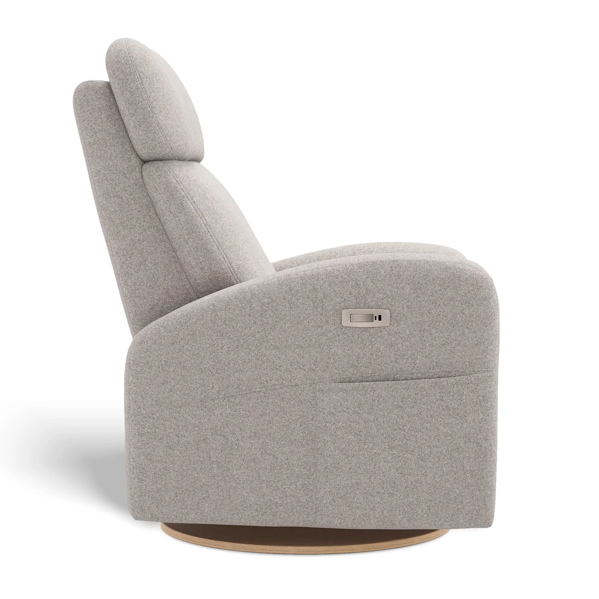 Fauteuil Berçant Inclinable Pivotant Hailey Arlo Pearl avec Mécanisme Électrique - Image 3