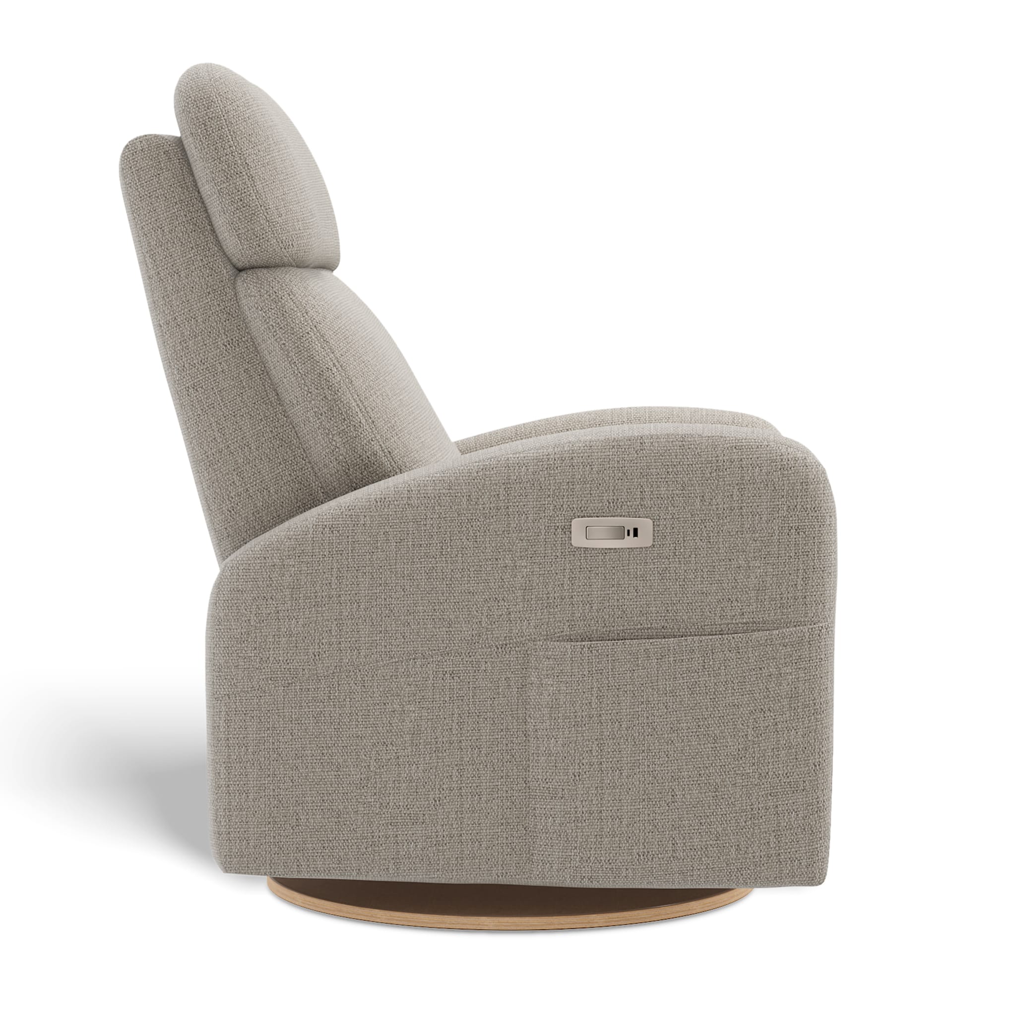 Fauteuil Berçant Inclinable Pivotant Hailey Breather Driftwood avec Mécanisme Électrique - Image 3