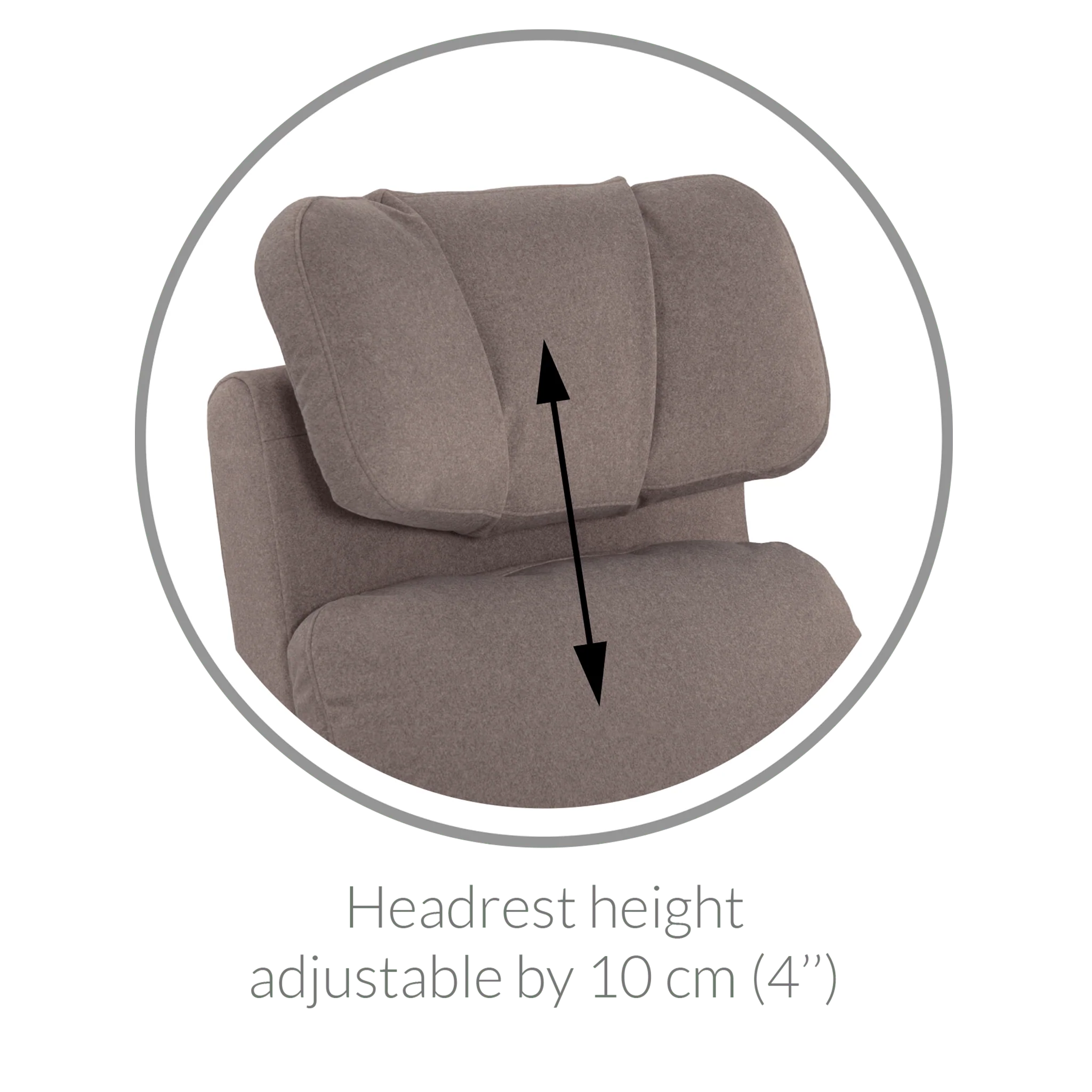 Fauteuil Berçant Inclinable Pivotant Hailey Breather Driftwood avec Mécanisme Électrique - Image 6