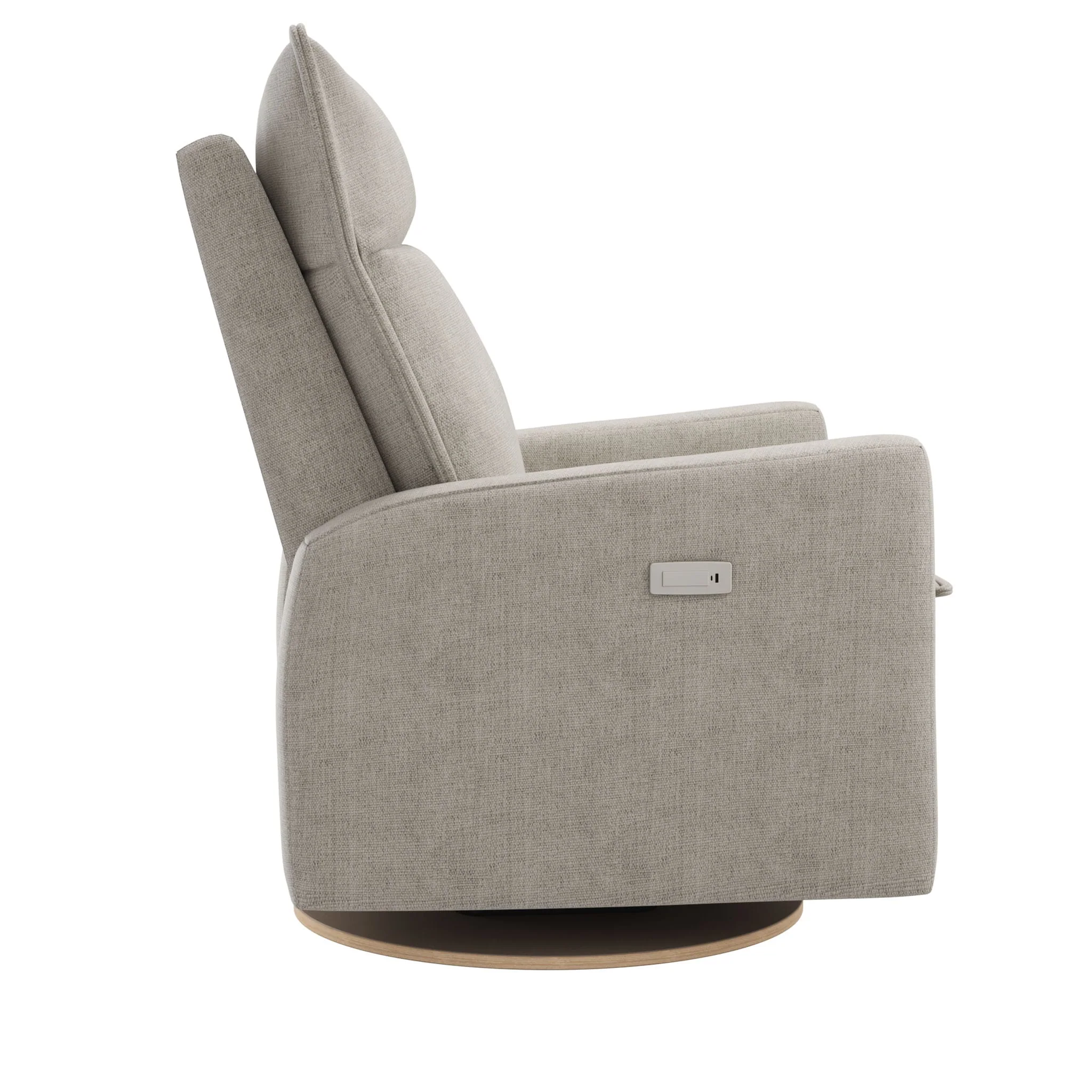 Fauteuil Berçant et Pivotant Arya - Tissu Breather Drifwood 56 avec Mécanisme Électrique - Image 4