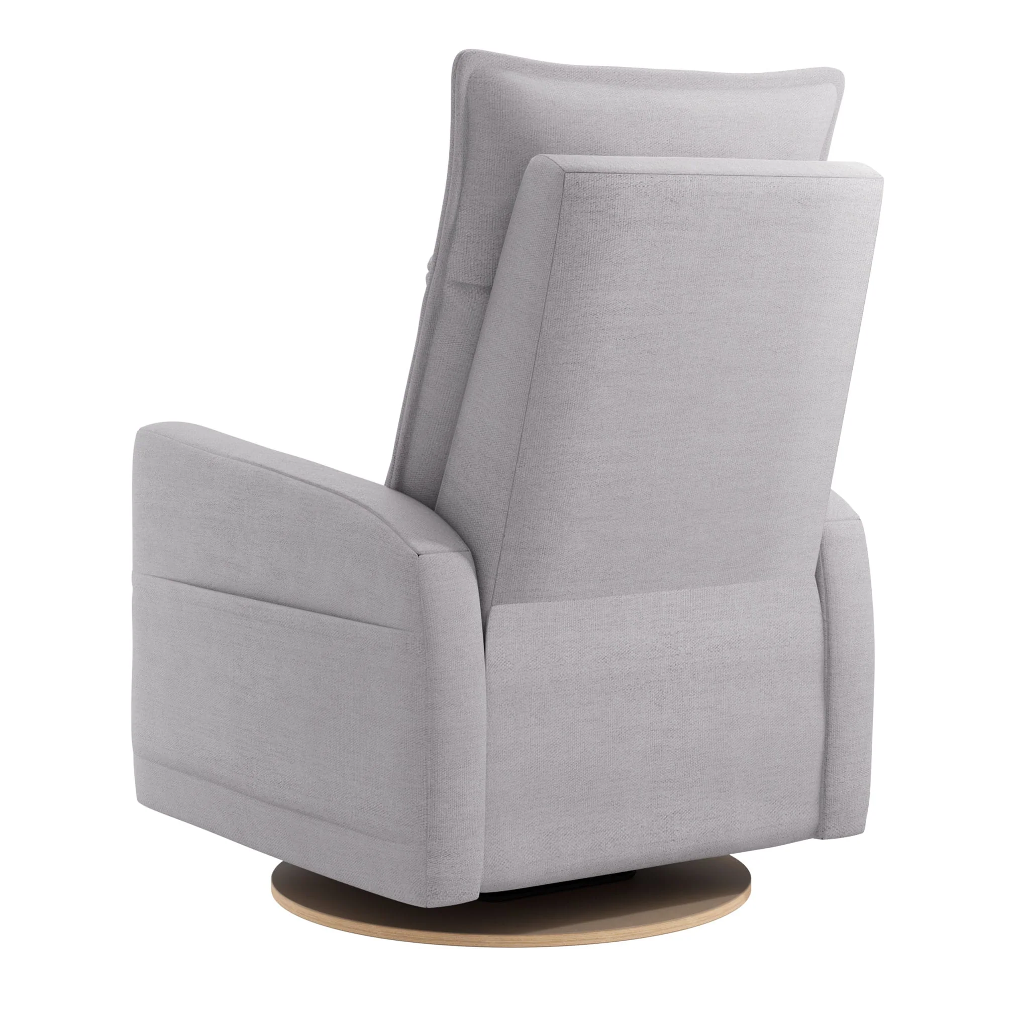 Fauteuil Berçant et Pivotant Arya - Como Dove Gris avec Mécanisme Électrique - Image 4