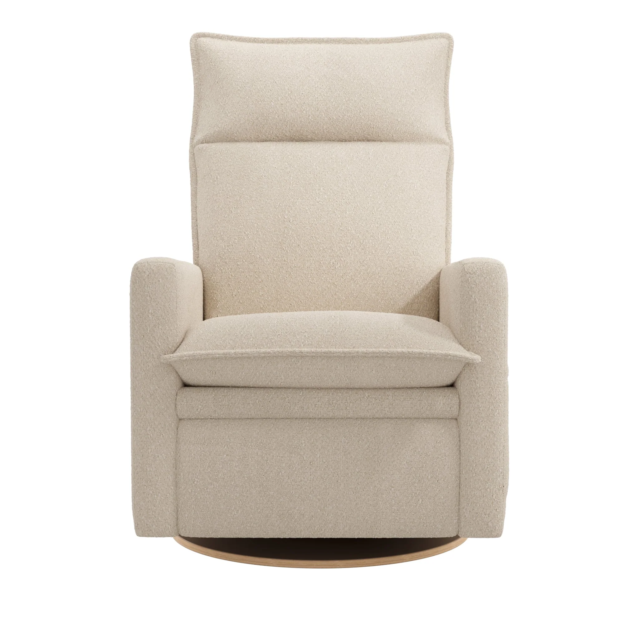 Fauteuil Berçant et Pivotant Arya - Beyond Sheep Cream avec Mécanisme Électrique - Image 2