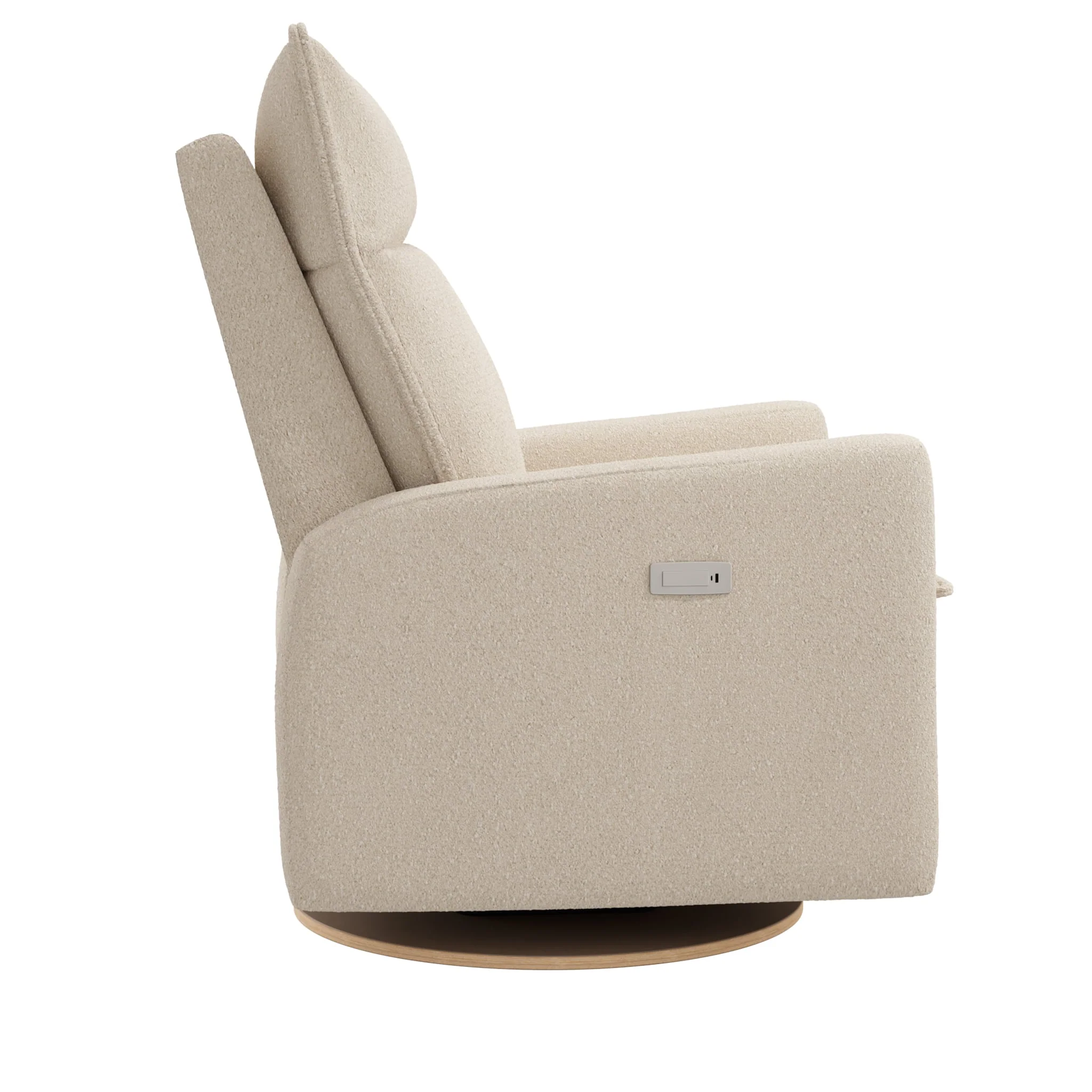 Fauteuil Berçant et Pivotant Arya - Beyond Sheep Cream avec Mécanisme Électrique - Image 3