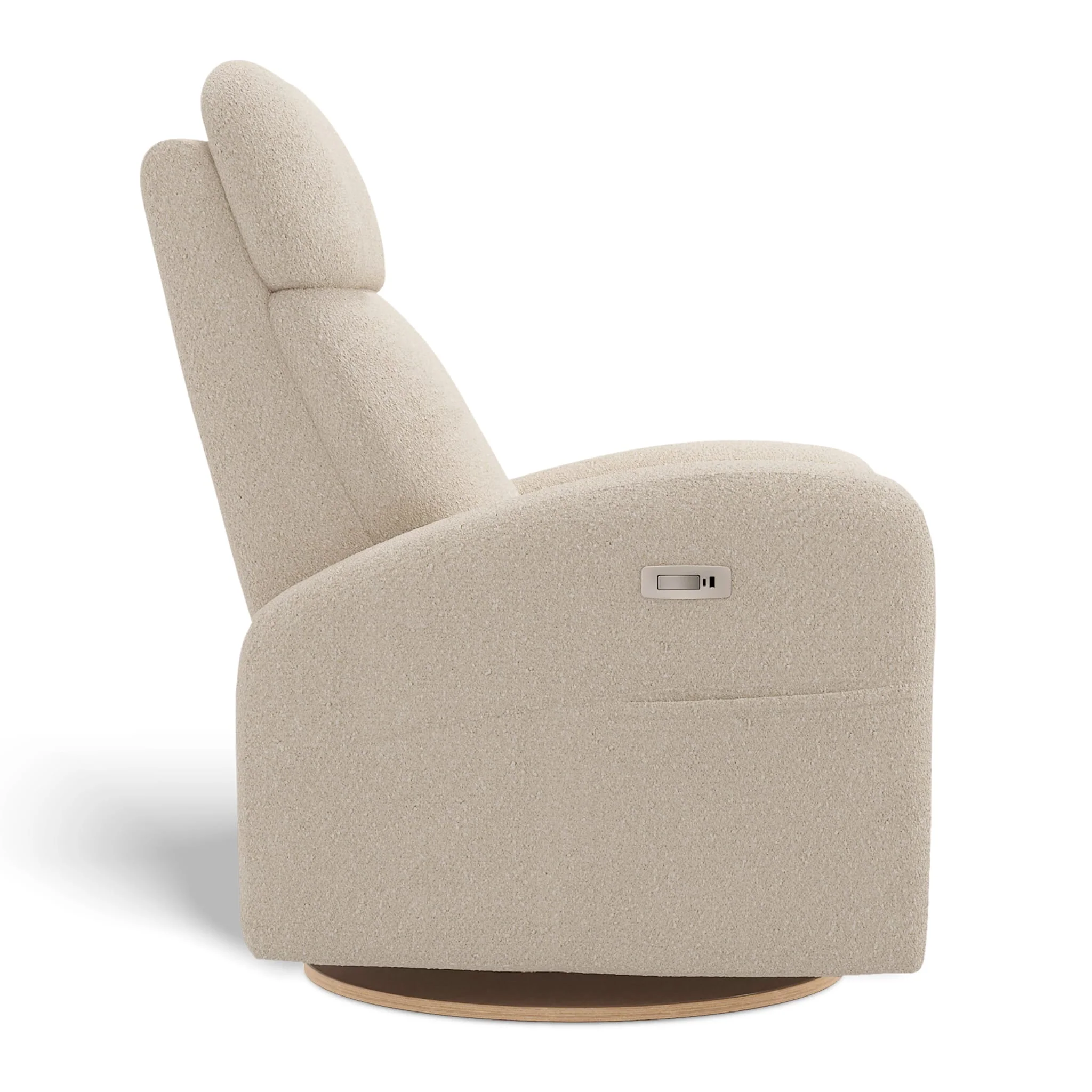 Fauteuil Berçant Inclinable Pivotant Hailey Beyond Sheep Cream avec Mécanisme Électrique - Image 3