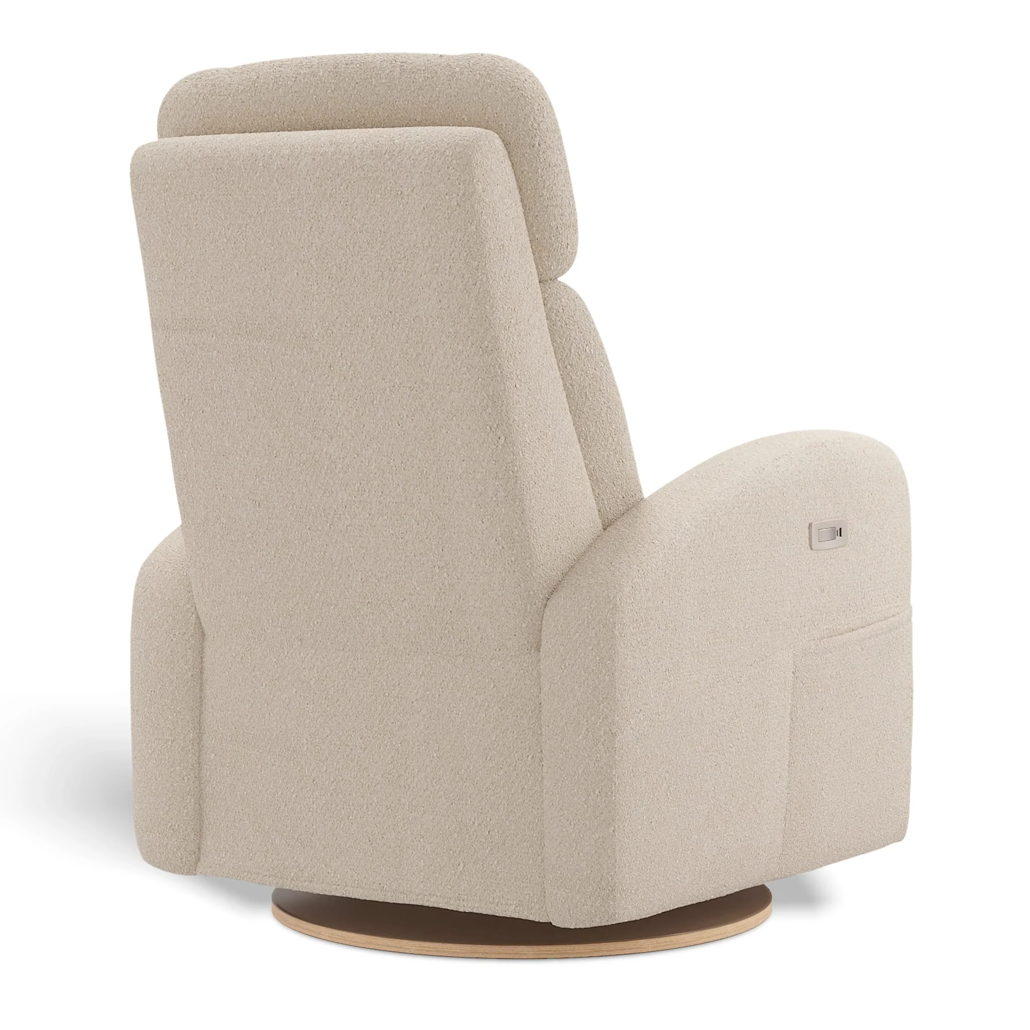 Fauteuil Berçant Inclinable Pivotant Hailey Beyond Sheep Cream avec Mécanisme Électrique - Image 4