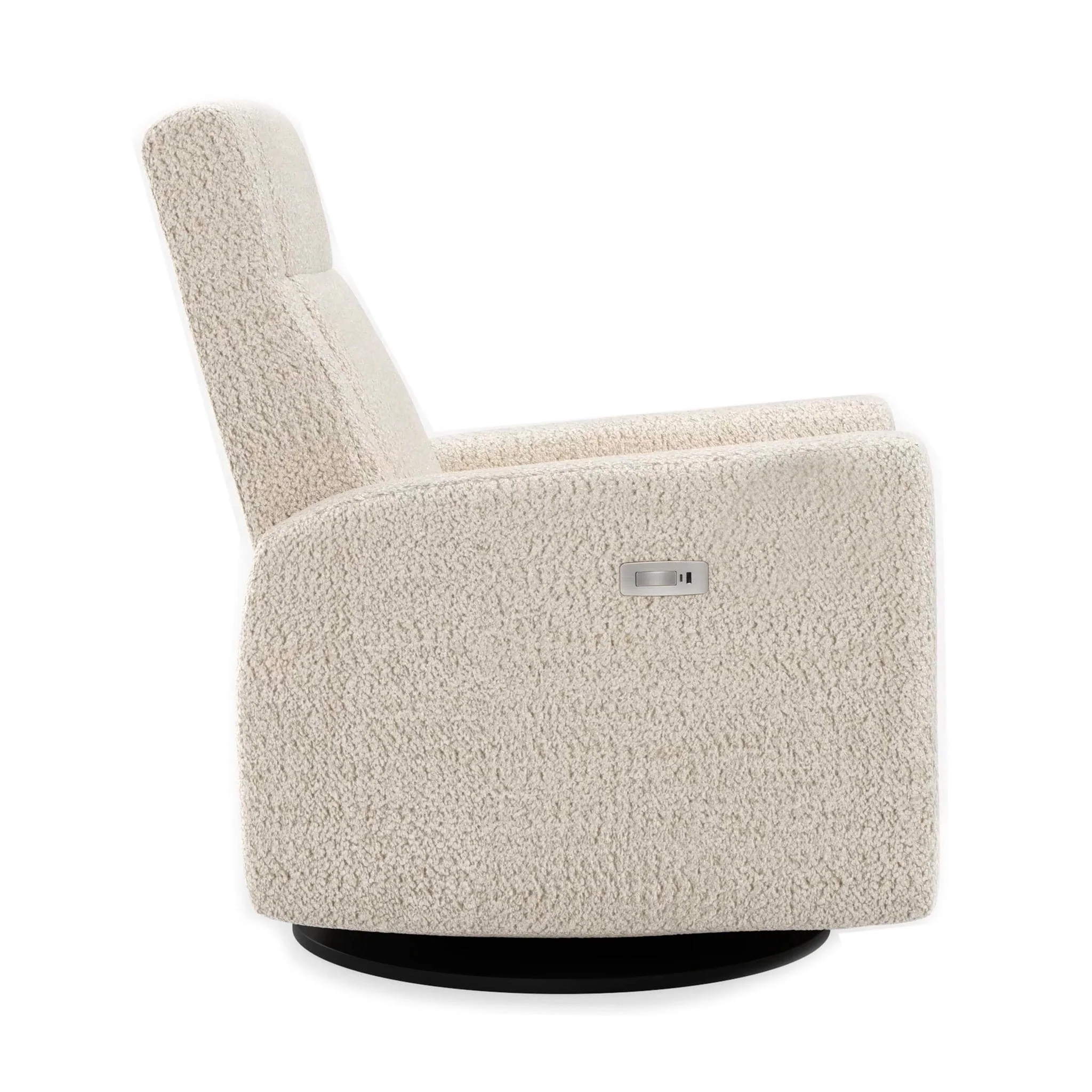 Fauteuil Berçant et Pivotant Nelly - Puppy Sand avec Mécanisme Électrique - Image 2