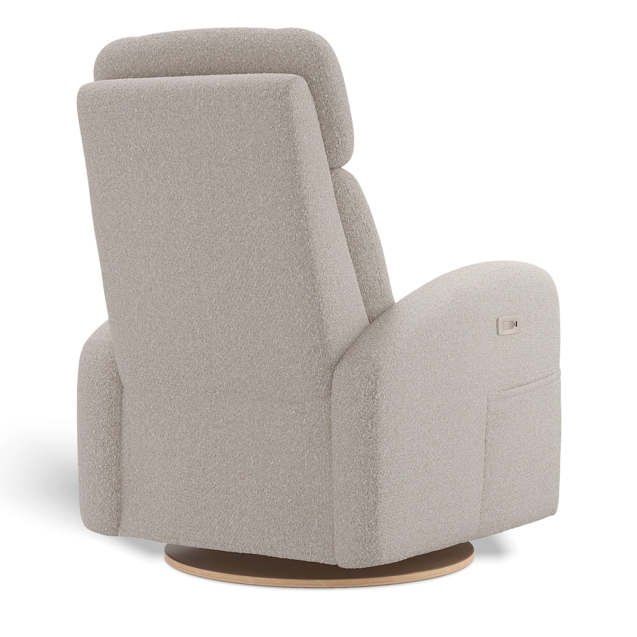Fauteuil Berçant Inclinable Pivotant Hailey Beyond Sheep Vanilla avec Mécanisme Électrique - Image 5