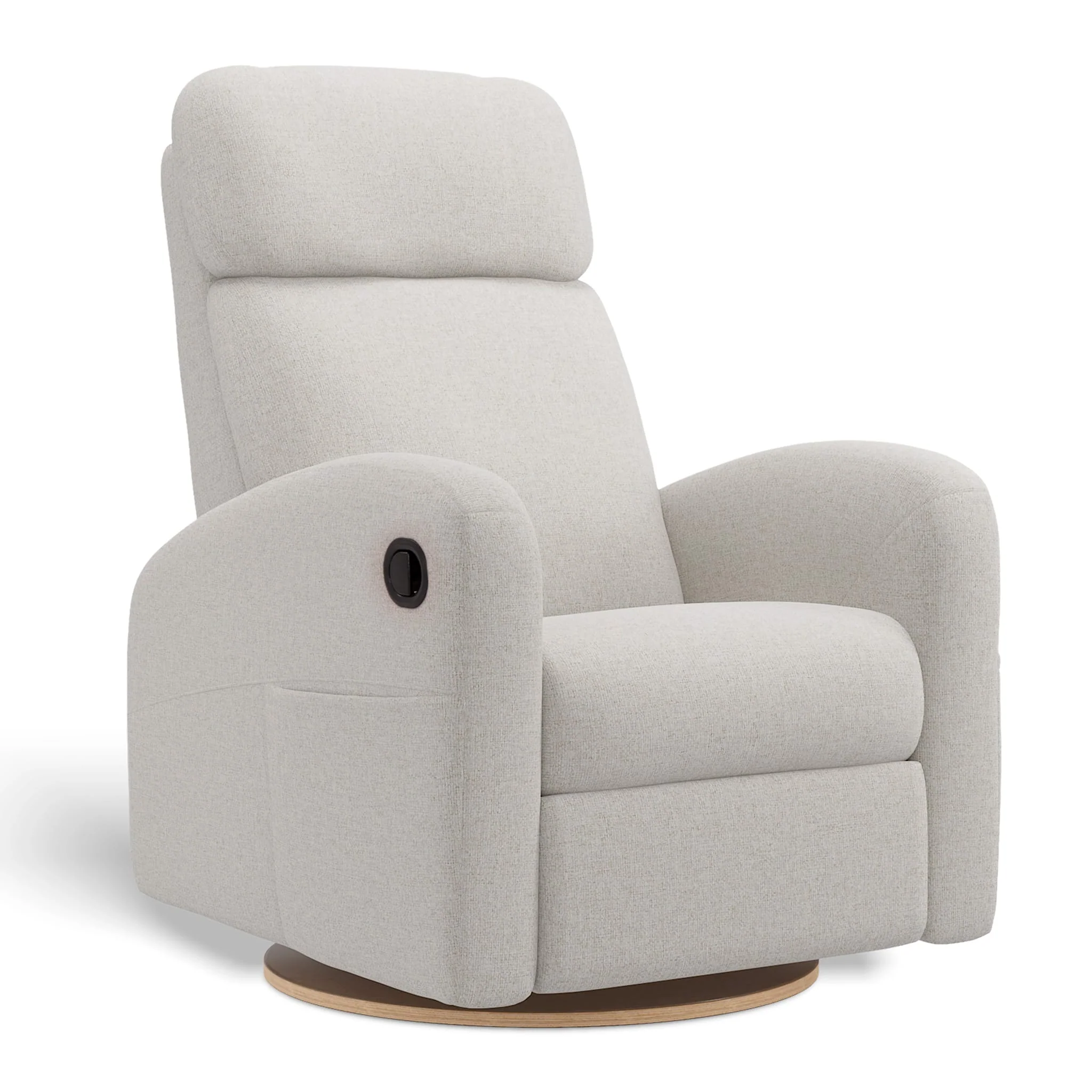 Fauteuil Berçant Inclinable Pivotant Hailey - Alta™ 10 (Tissu anti-tache)