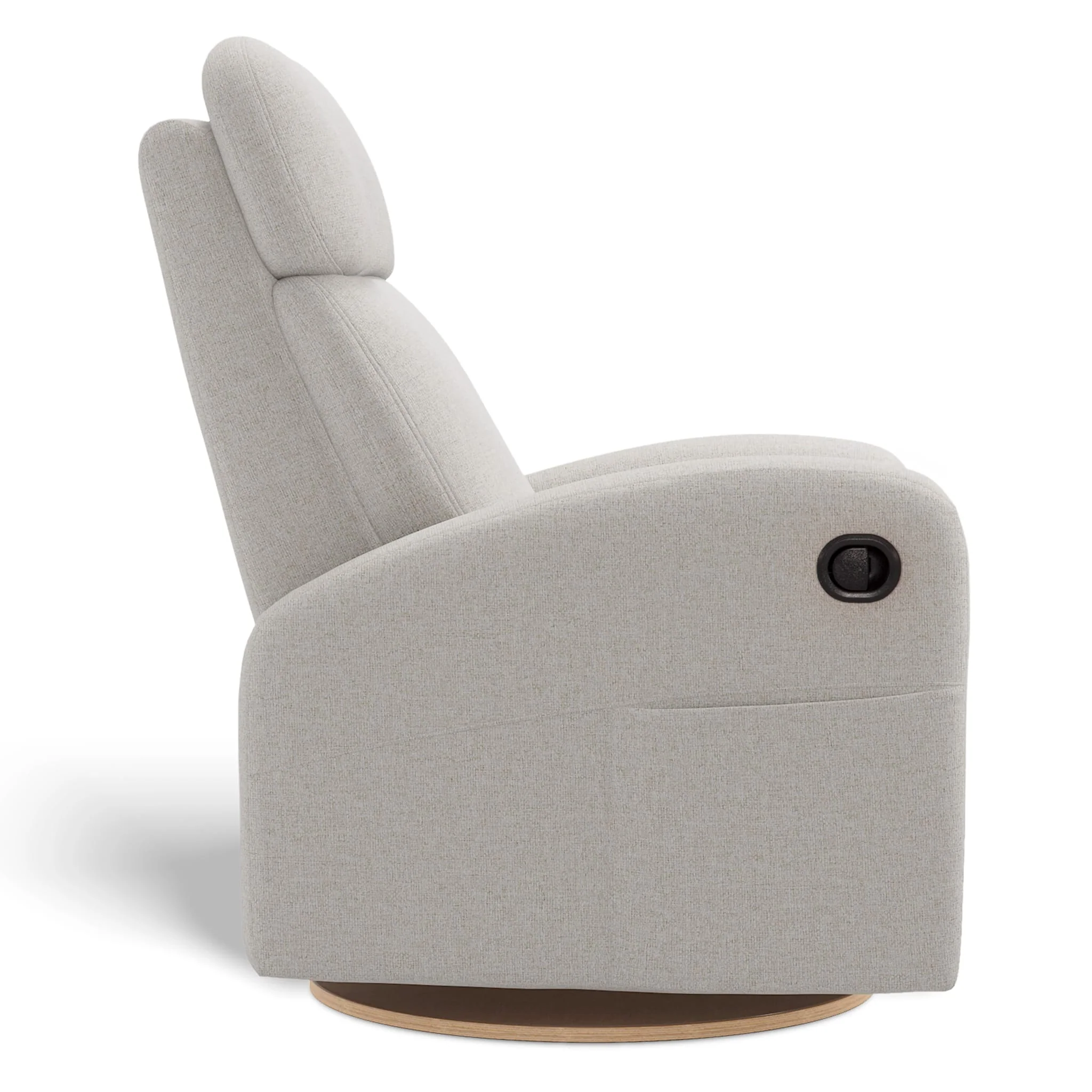 Fauteuil Berçant Inclinable Pivotant Hailey - Alta™ 10 (Tissu anti-tache) - Image 3