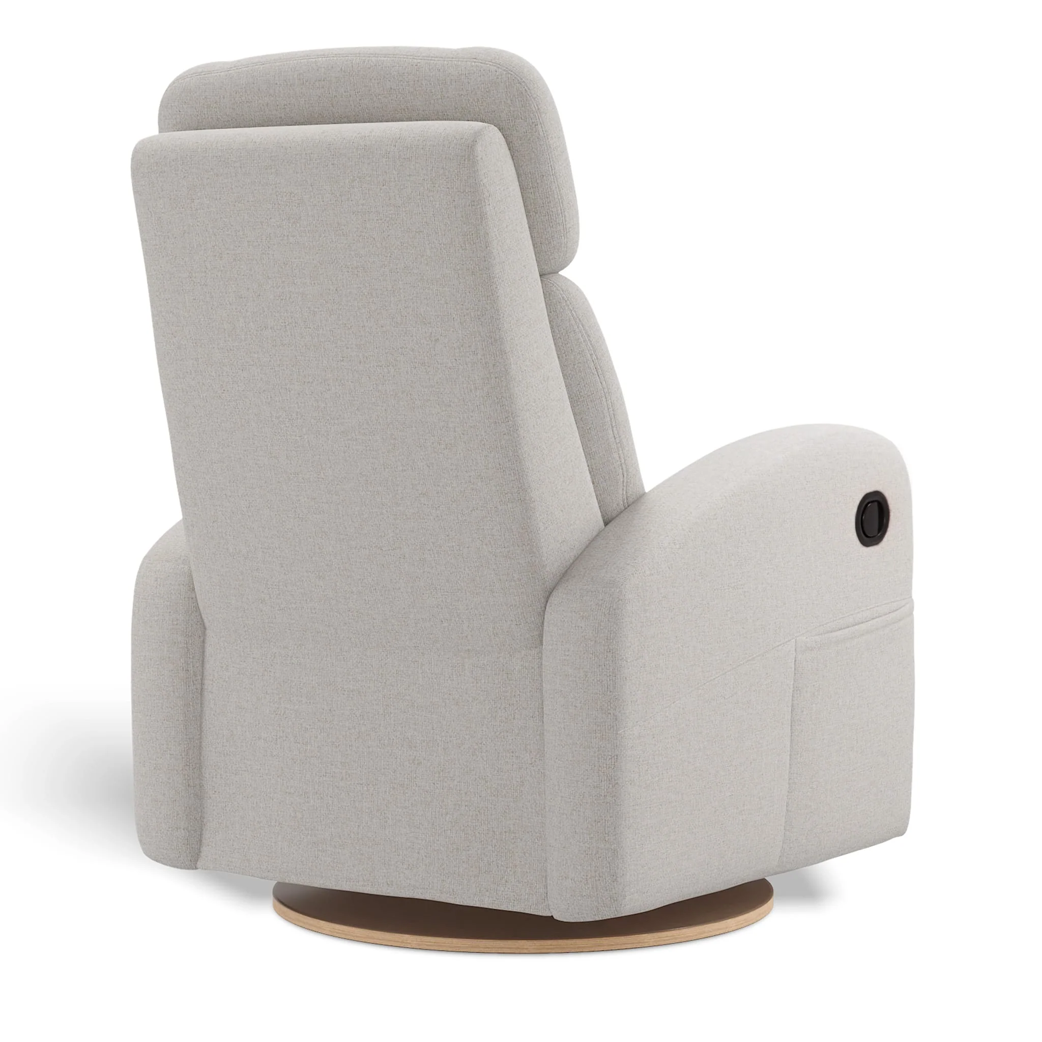 Fauteuil Berçant Inclinable Pivotant Hailey - Alta™ 10 (Tissu anti-tache) - Image 4