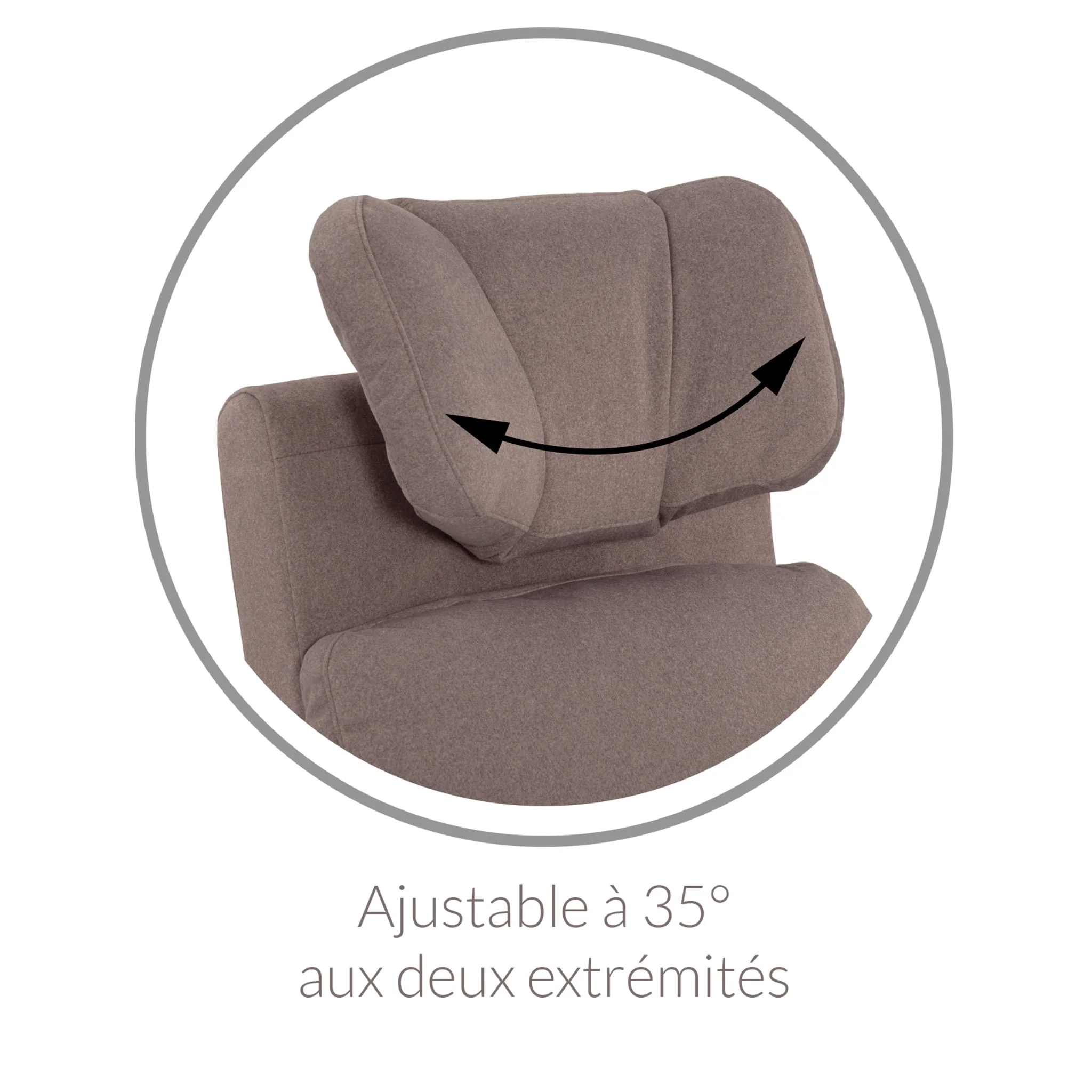Fauteuil Berçant Inclinable Pivotant Hailey - Nubia - Image 9