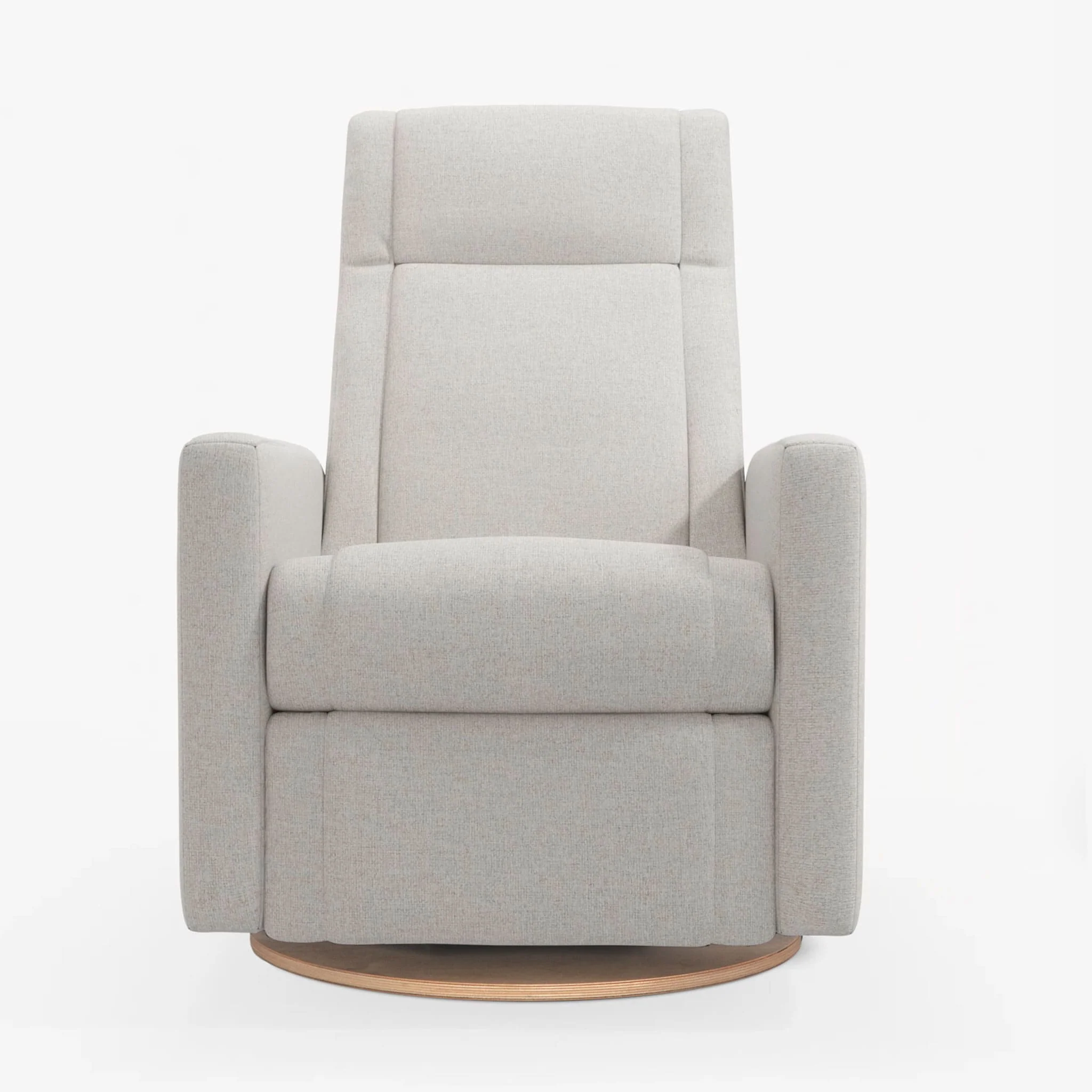 Fauteuil Berçant et Pivotant Nelly - Alta™ Armor 091 / Naturel (Exclusif Clément Tissu Alta™ anti-tache) - Image 4