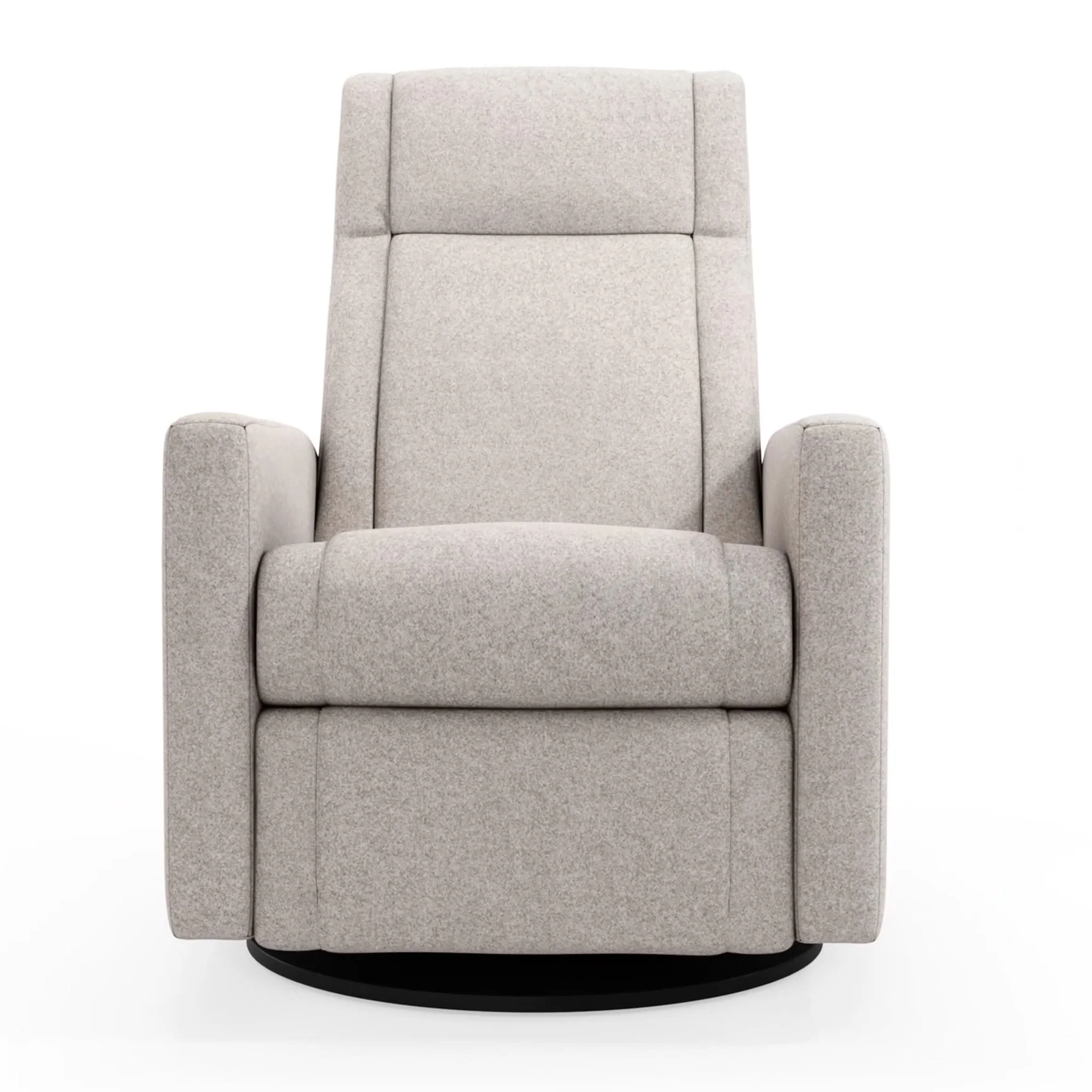 Fauteuil Berçant et Pivotant Nelly - Arlo Pearl / Noir - Image 2