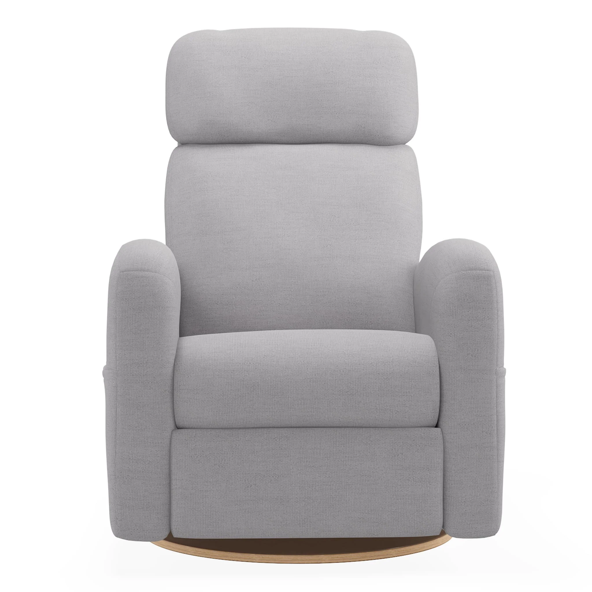Fauteuil Berçant Inclinable Pivotant Hailey Como Dove Grey avec Mécanisme Électrique - Image 2