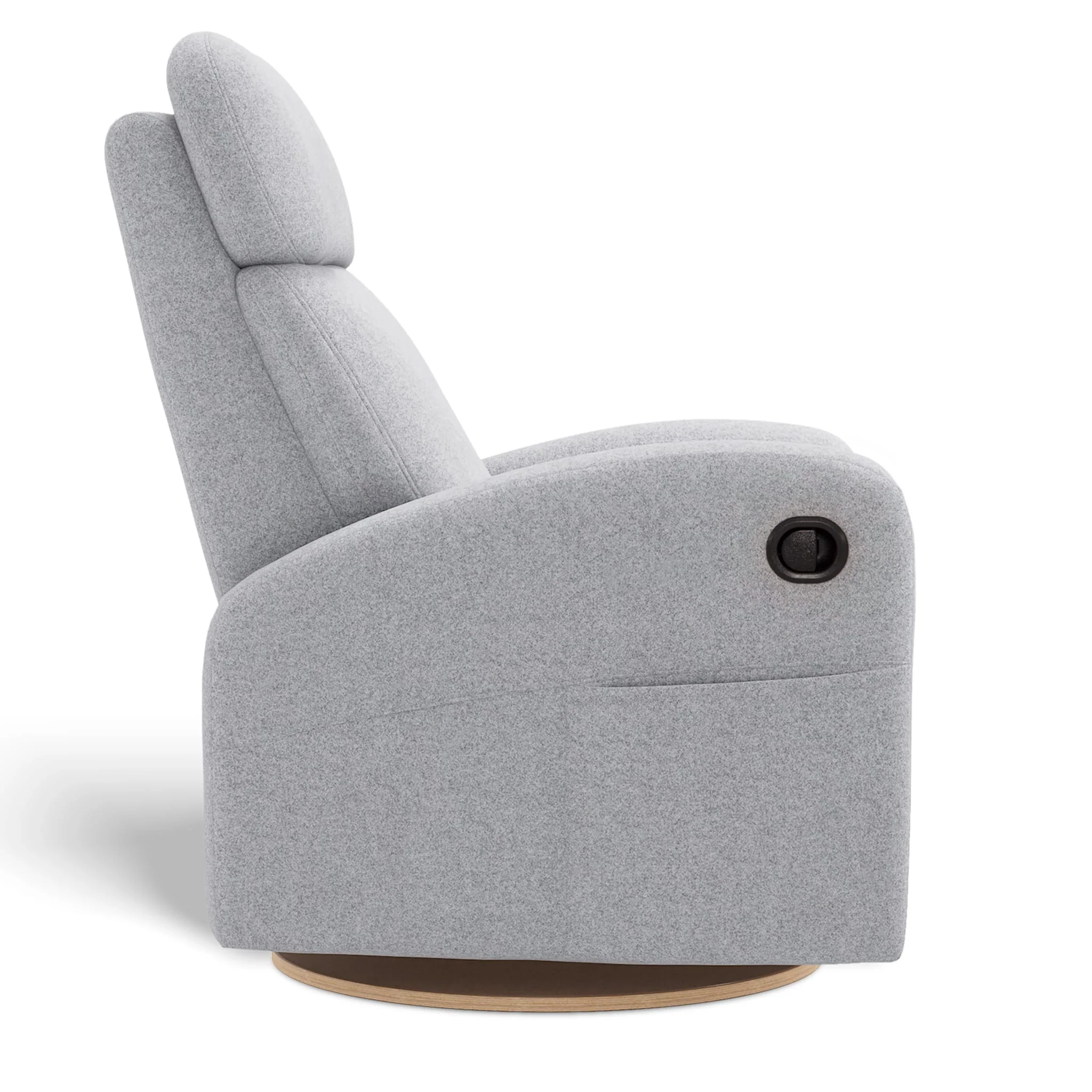 Fauteuil Berçant Inclinable Pivotant Hailey - Arlo Heather Silver - Image 3