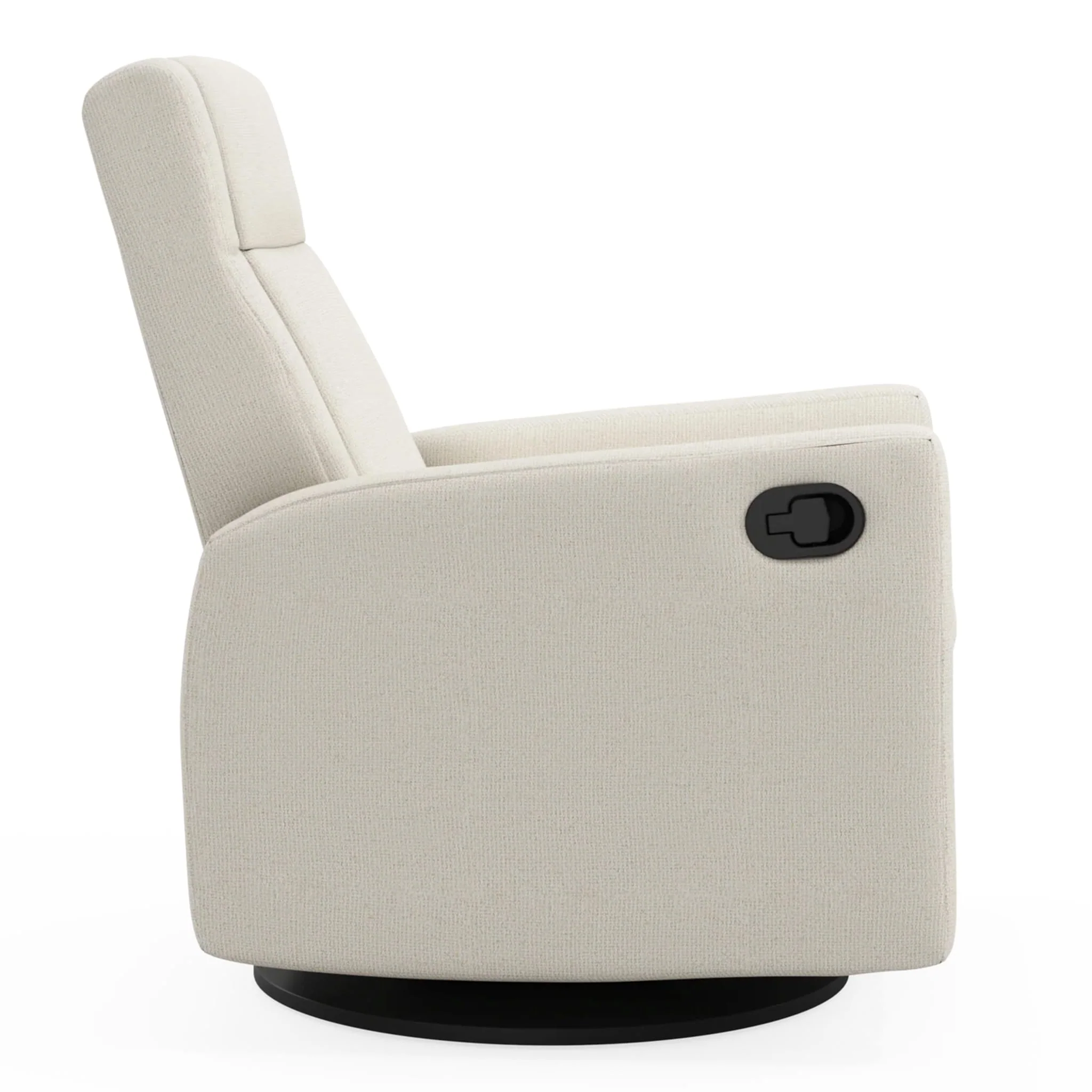 Fauteuil Berçant et Pivotant Nelly - Henequen (Tissu anti-tache) - Image 5