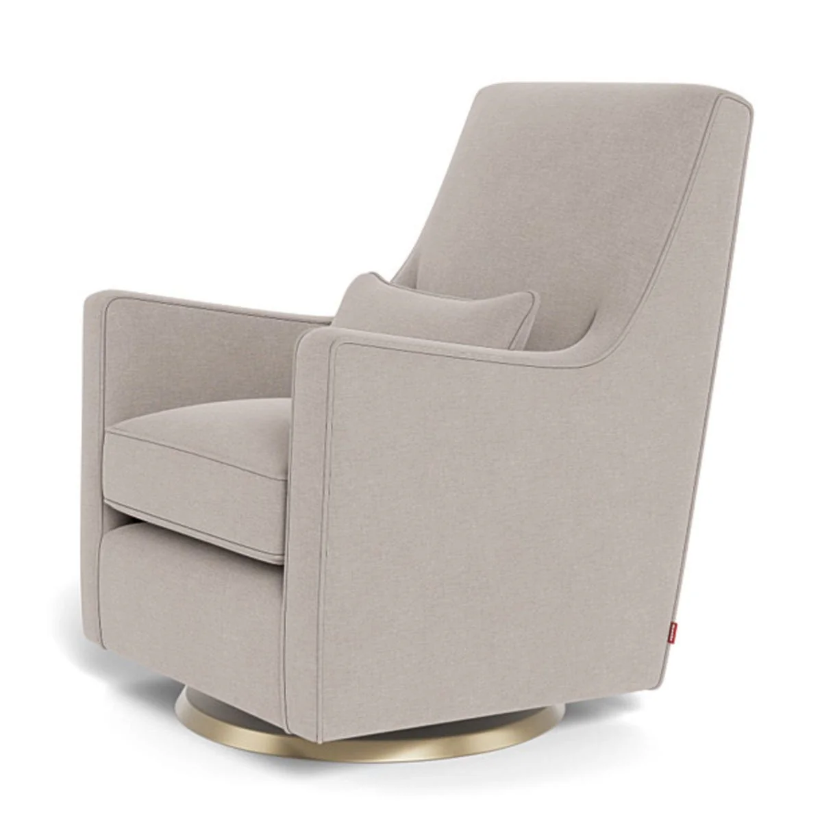 Fauteuil Berçant et Pivotant Luca - Sand / Or - Image 2