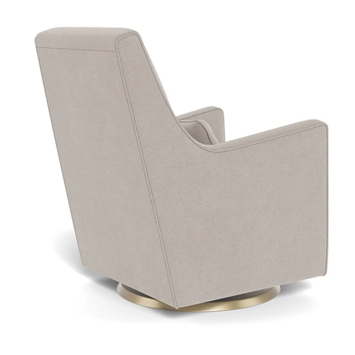 Fauteuil Berçant et Pivotant Luca - Sand / Or - Image 4